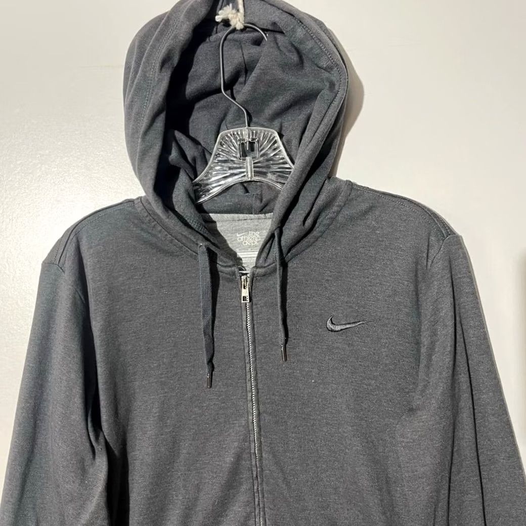 Nike VINTAGE Nike Athletic Dept Gray Full Zip Sweater Men Size Medium Casual Y2K Size US M / EU 48-50 / 2 - 2 Thumbnail