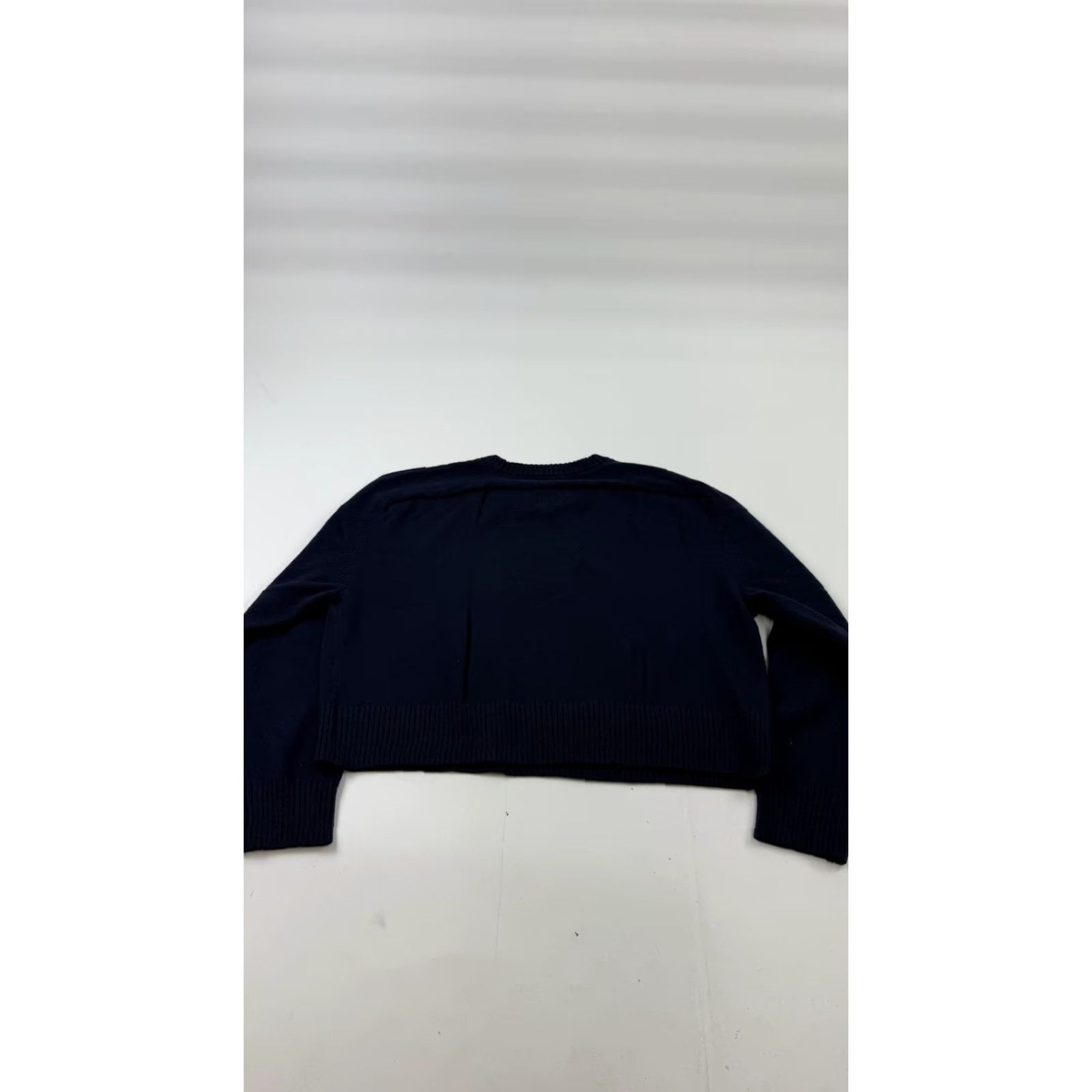 Gap Gap Sweater Womens MT Tall Navy Blue Merino Wool Blend Crewneck Knit Pullover Size M / US 6-8 / IT 42-44 - 7 Thumbnail