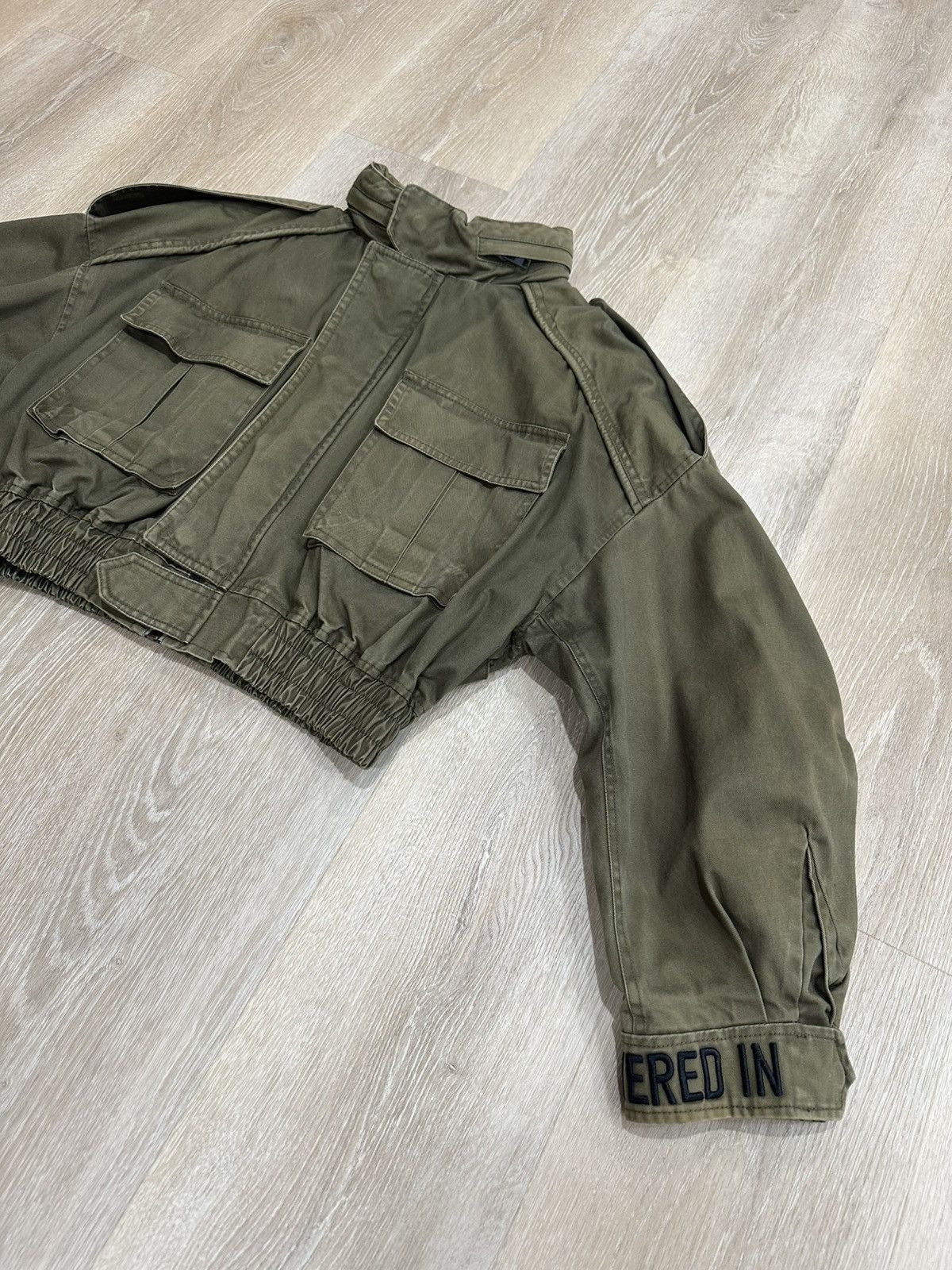 Juun.J Juun J Military Style Cropped Utility Jacket Size US M / EU 48-50 / 2 - 4 Thumbnail