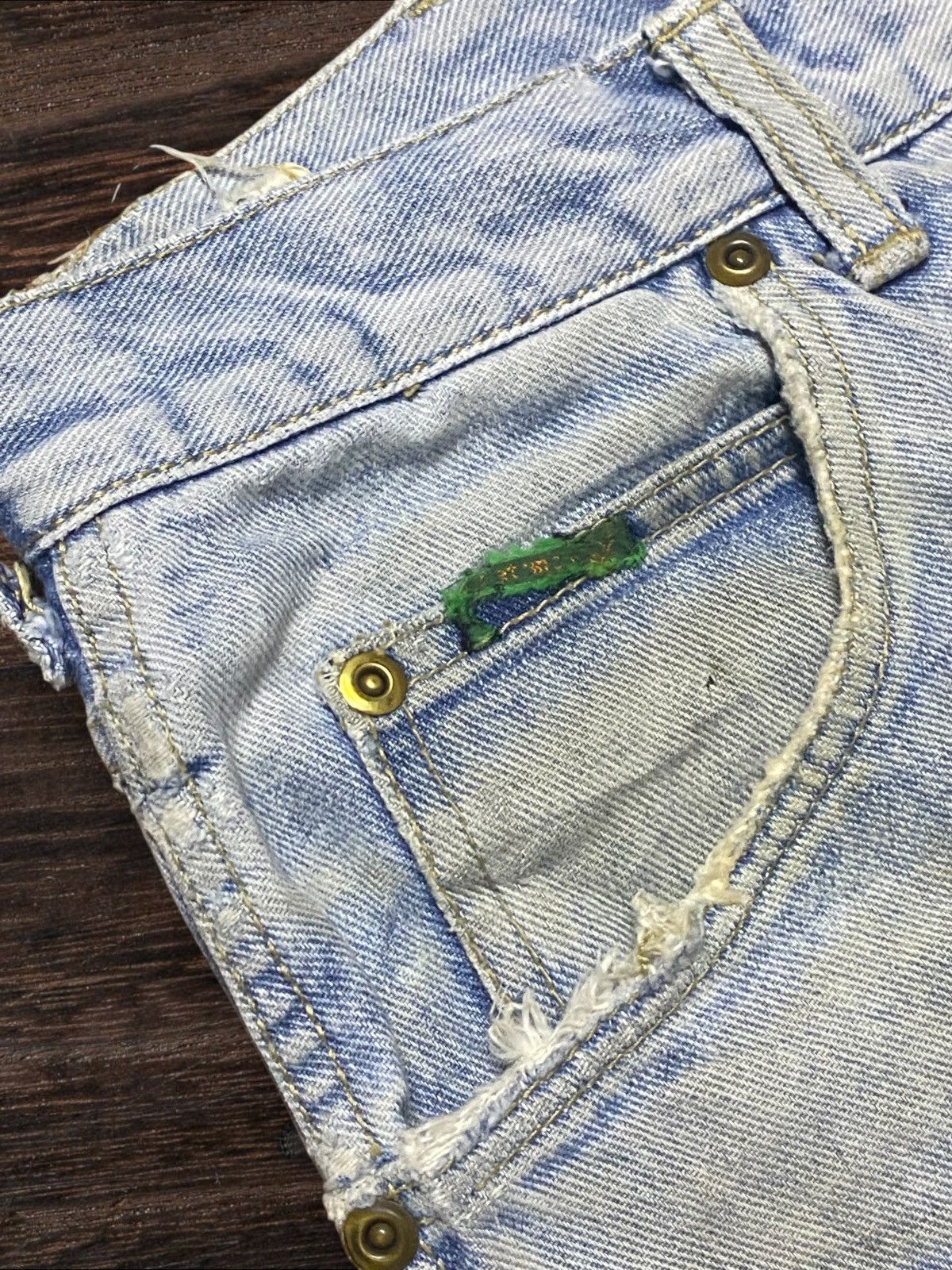 Edwin Vintage Japanese Brand Something guy Grunge Loose Jeans Size US 32 / EU 48 - 9 Thumbnail