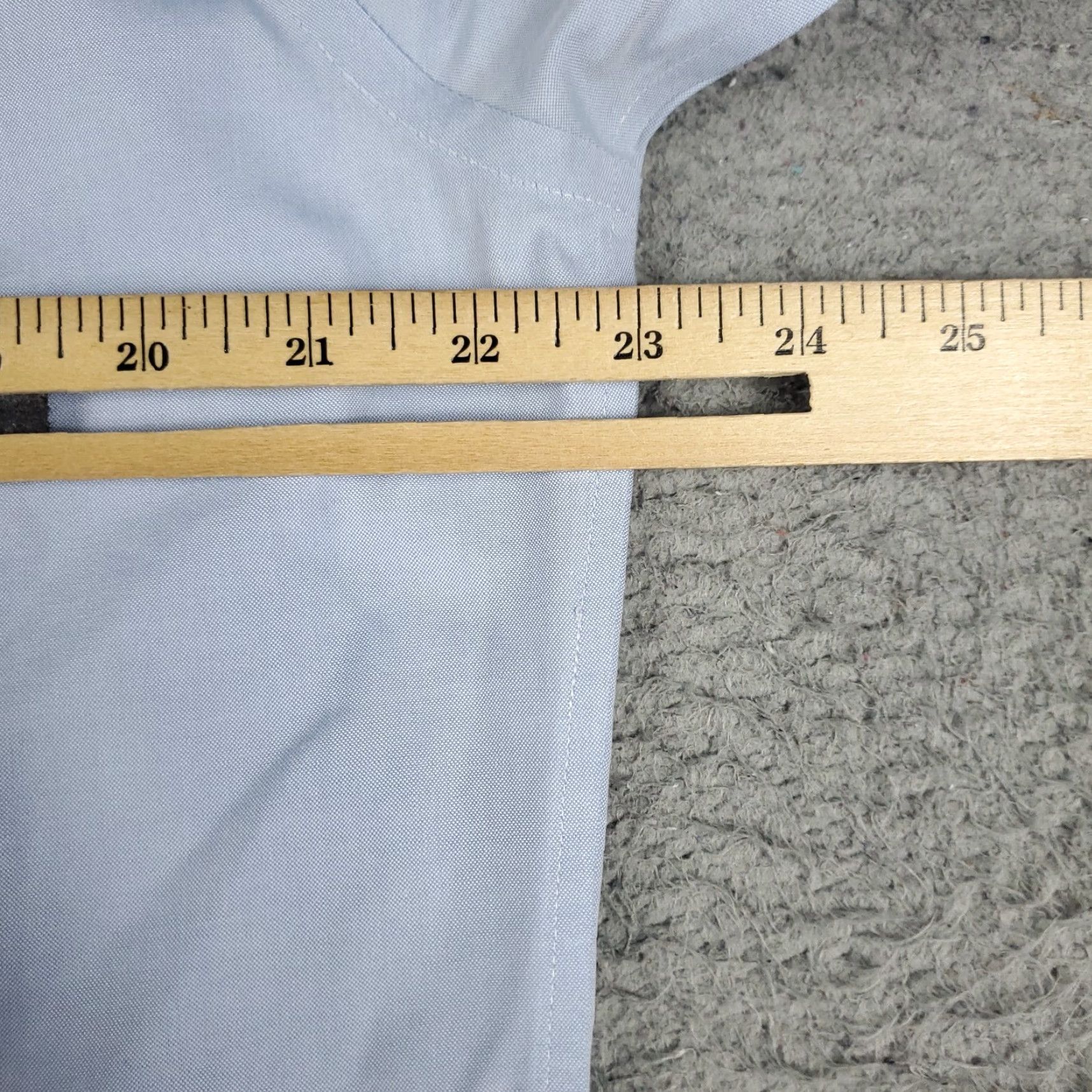 Brooks Brothers Brooks Brothers Dress Shirt Mens Size 16 Blue Slim Fit Button-Up Long Sleeve Cotton Size 42R - 6 Thumbnail