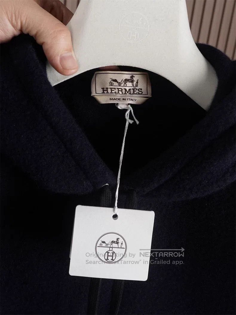 Hermes Hermes Men's Cashmere Hooded Jacket Size US M / EU 48-50 / 2 - 4 Thumbnail