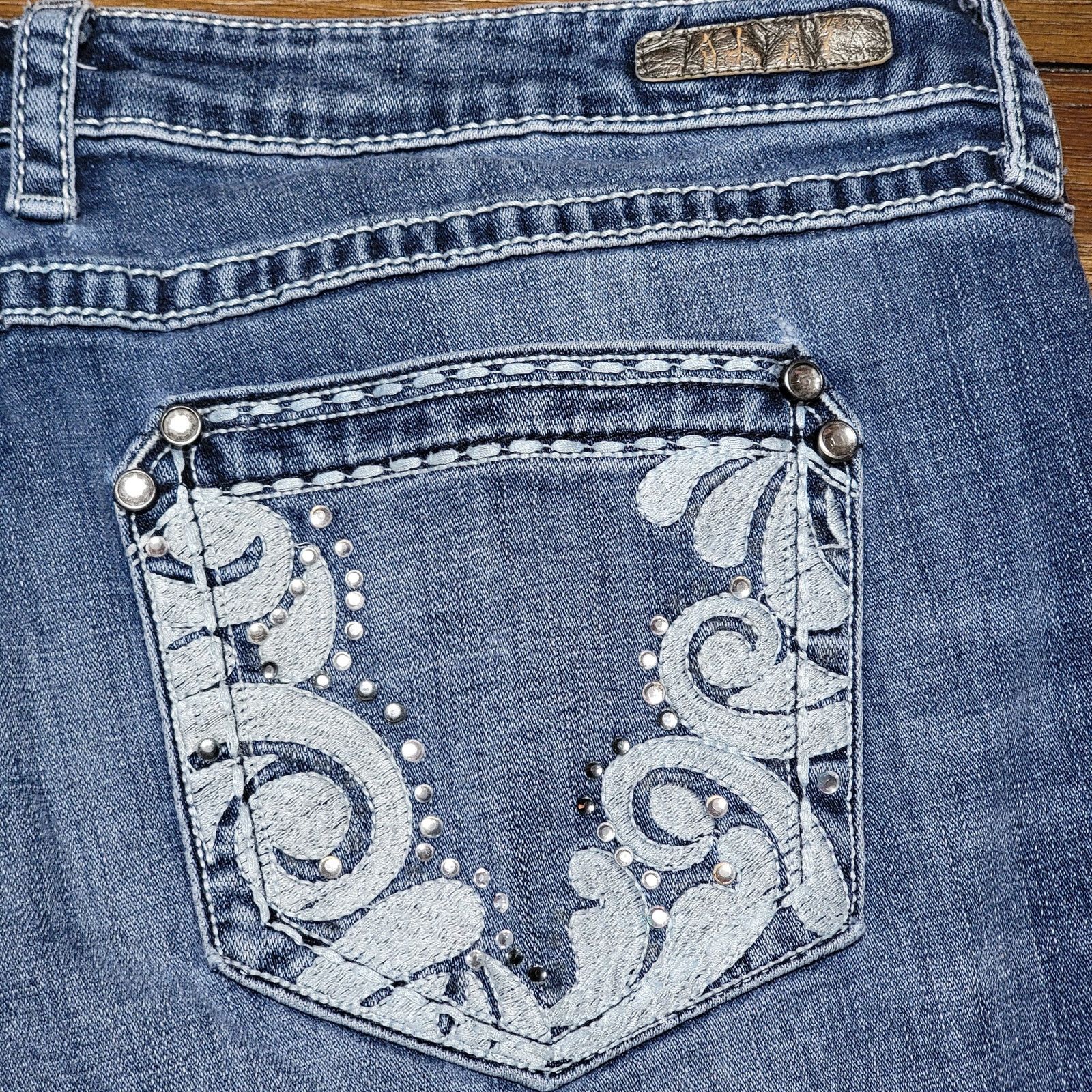 Wrangler Rock 47 by Wrangler Ultra Low Rise Jeans - Size 32 x 32 Size 36" / US 14 / IT 50 - 5 Thumbnail