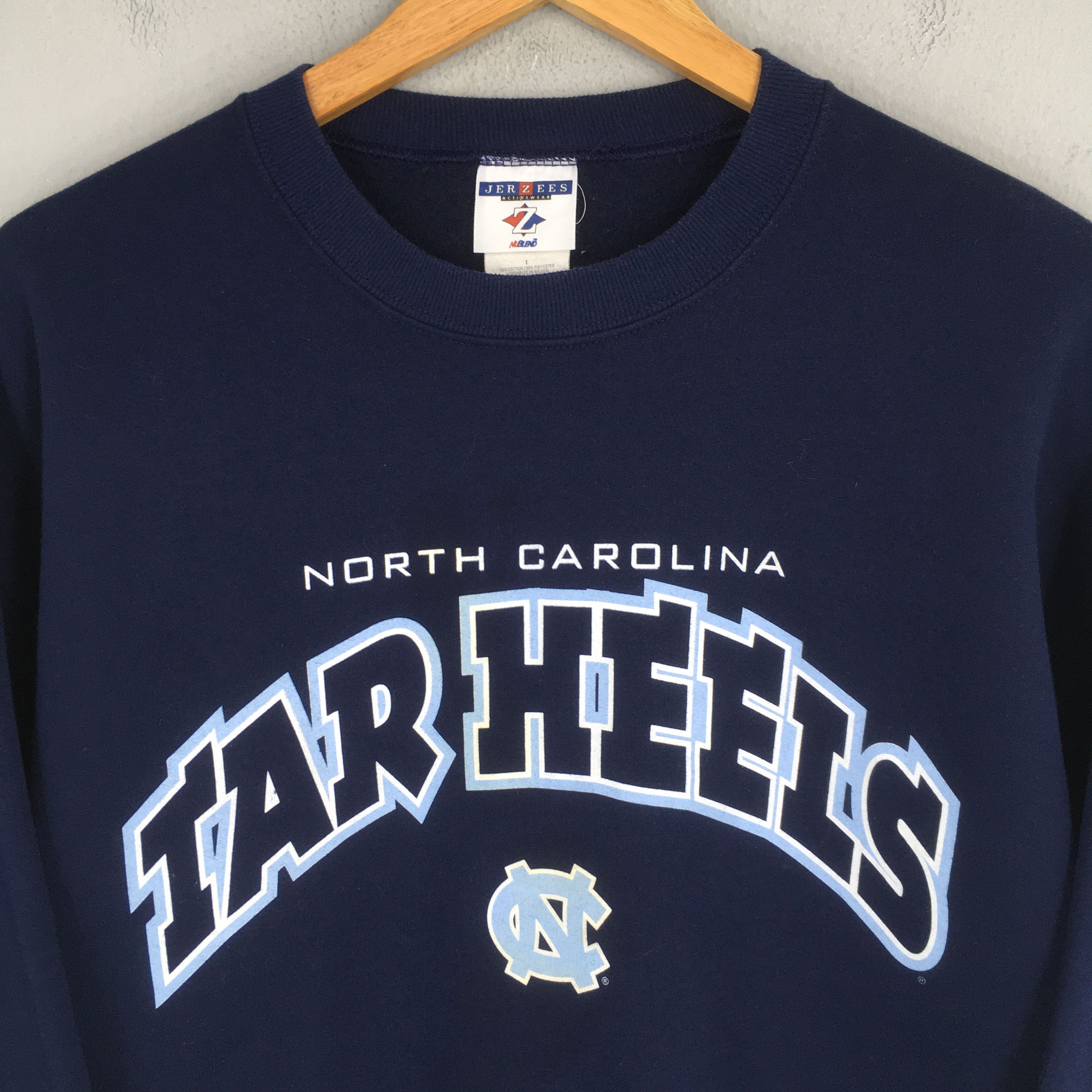 NCAA × Vintage Vintage 90s North Carolina Tar Heels NCAA Sweatshirt Large Size US L / EU 52-54 / 3 - 2 Thumbnail