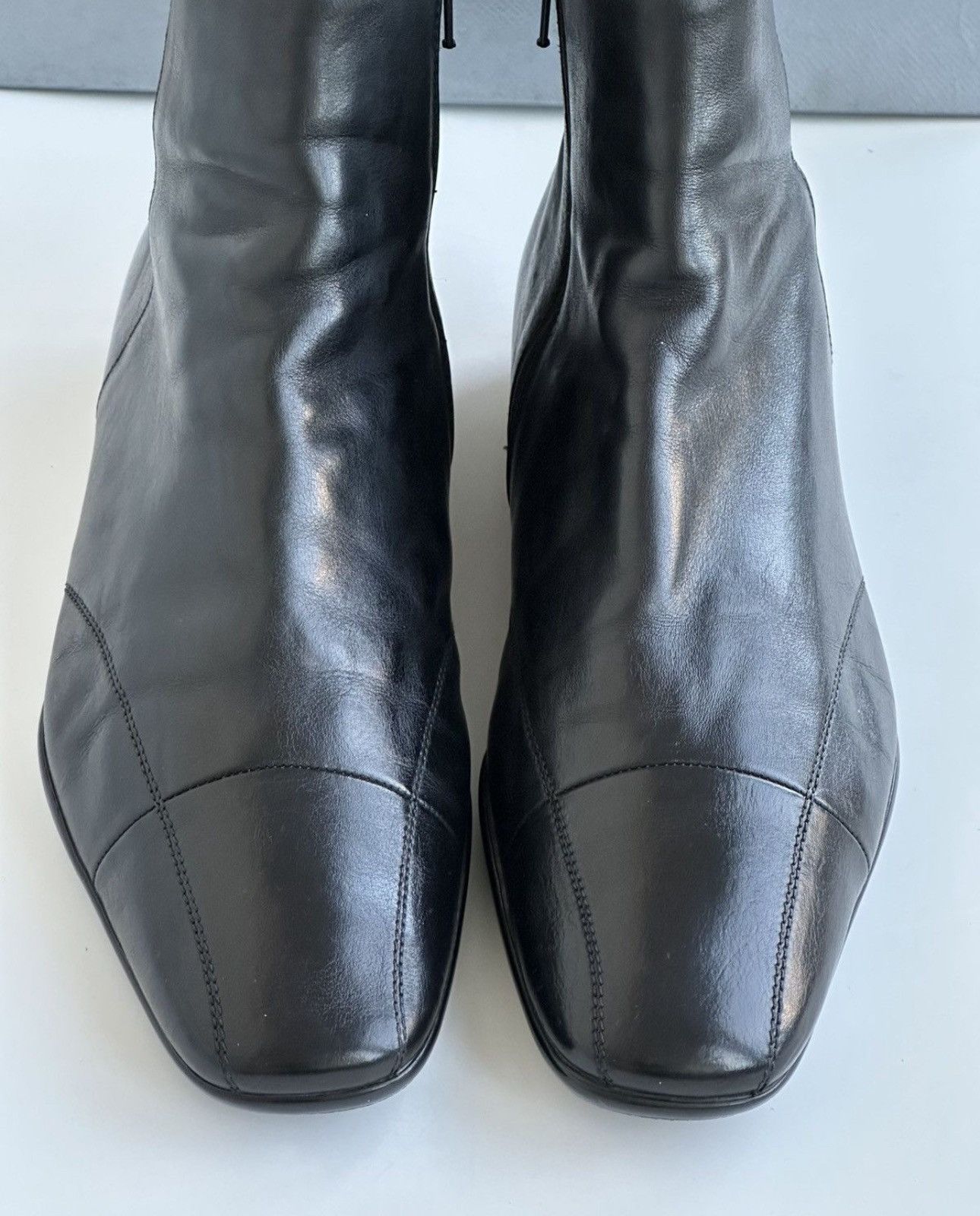 Prada PRADA FW2001 Stitch Leather Zip Sport Boots Vintage rapper Size US 11 / EU 44 - 4 Thumbnail