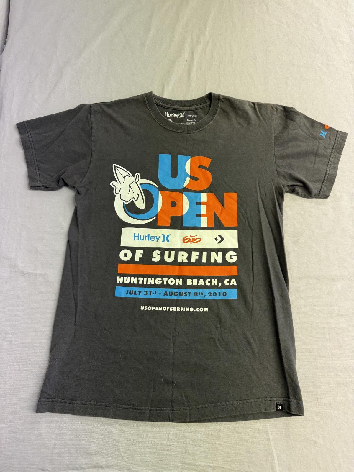 Hurley T-shirt US Open Hurley Huntington Beach 2010 Tee M Size US M / EU 48-50 / 2 - 1 Thumbnail