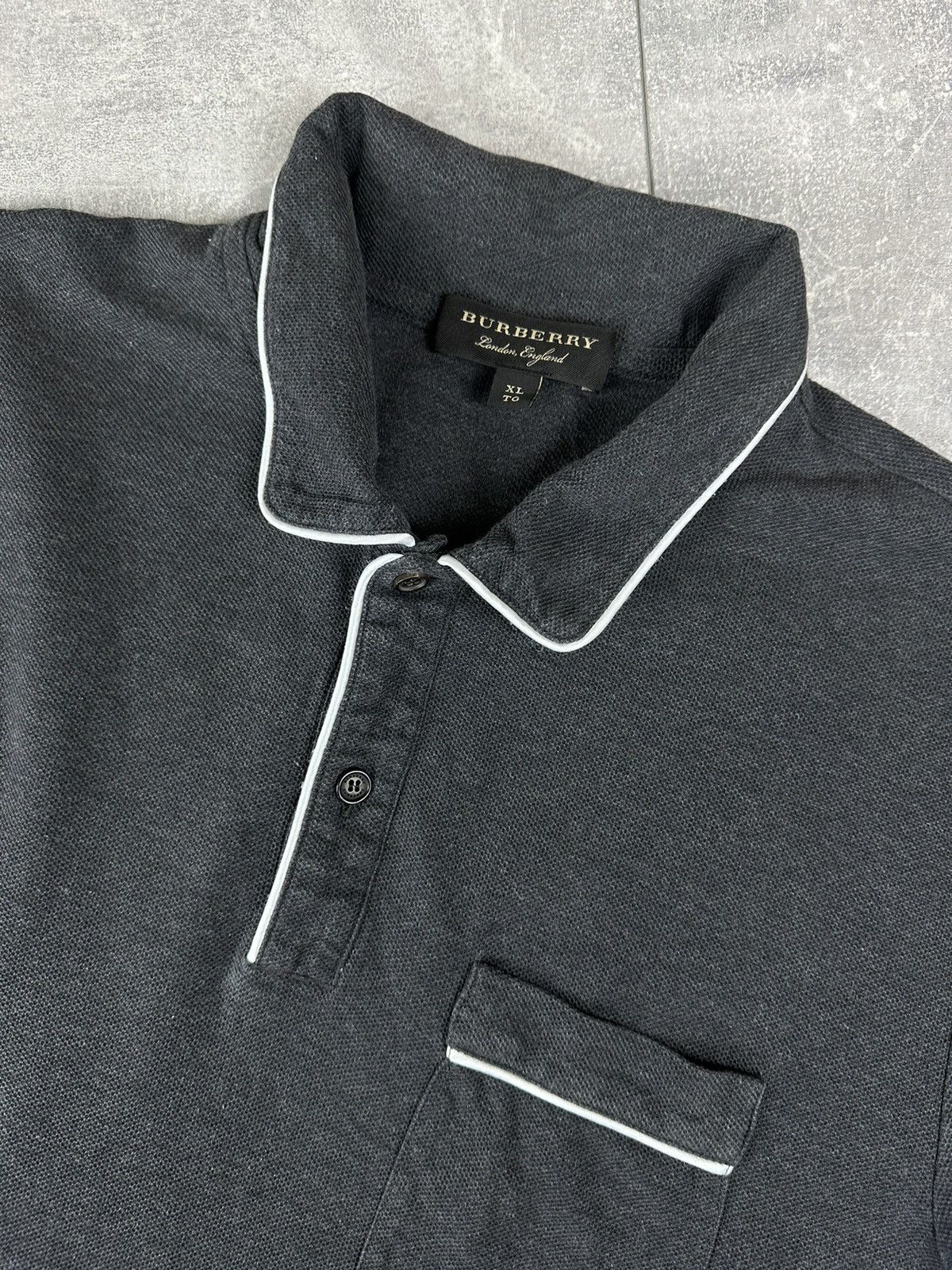 Burberry Burberry Black Label Mens Luxury Polo T-Shirt Size US XL / EU 56 / 4 - 9 Thumbnail