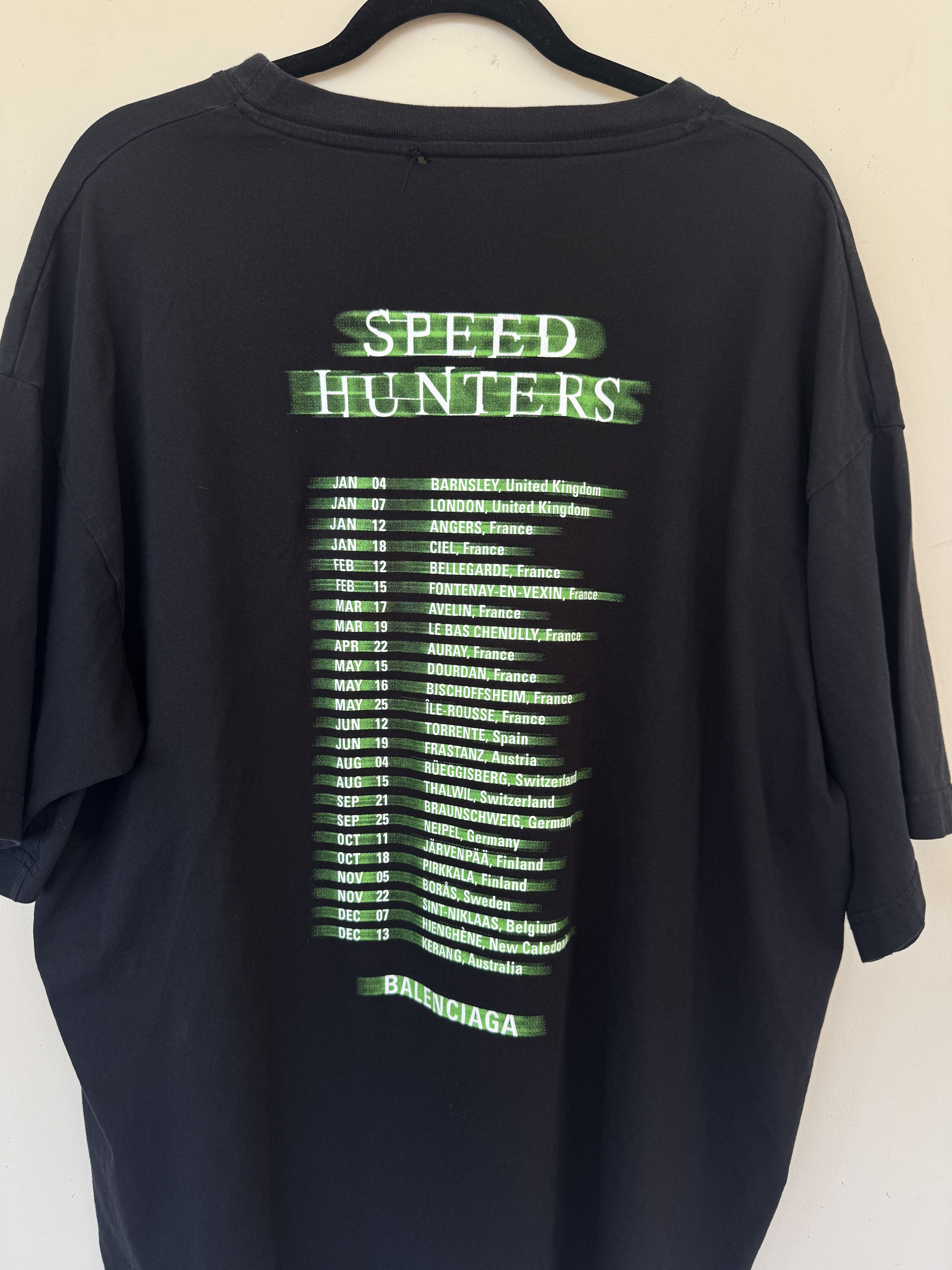 Balenciaga Balenciaga FW18 Speed Hunters T-Shirt Size US XL / EU 56 / 4 - 5 Thumbnail