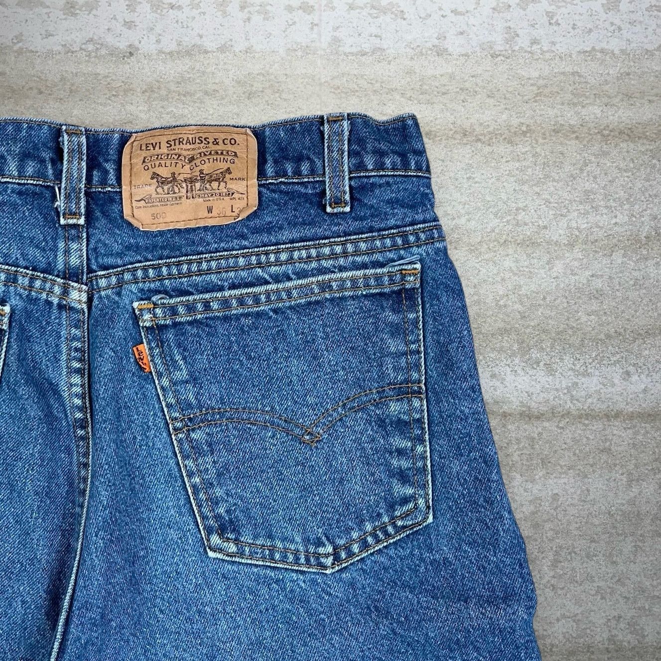 Levi's Vintage 90s Levis Jeans 36x30 Straight Medium Wash Made USA Size US 36 / EU 52 - 3 Thumbnail