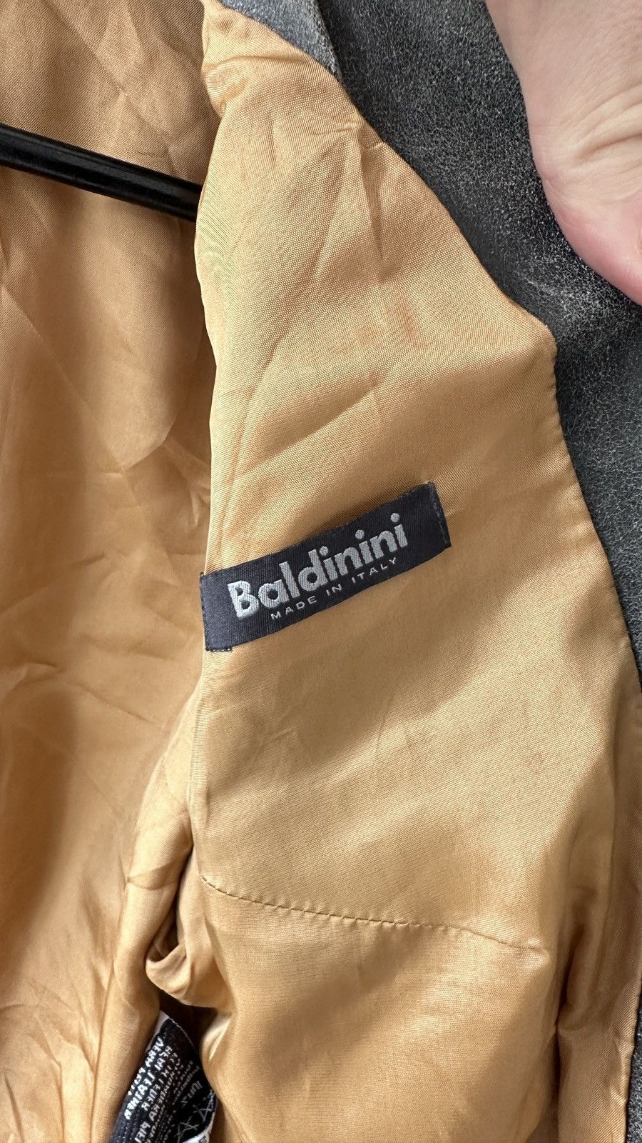 Baldinini Baldinini Italy Distressed Leather Denim Jacket 44 Archive Size M / US 6-8 / IT 42-44 - 10 Thumbnail