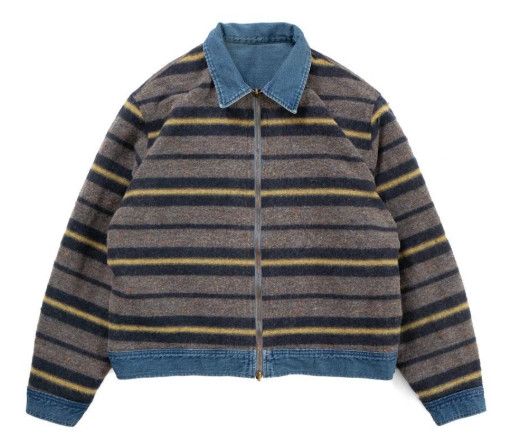Kapital kapital Denim Lining Reversible Work Jacket Virgin Mary Size US XL / EU 56 / 4 - 2 Thumbnail