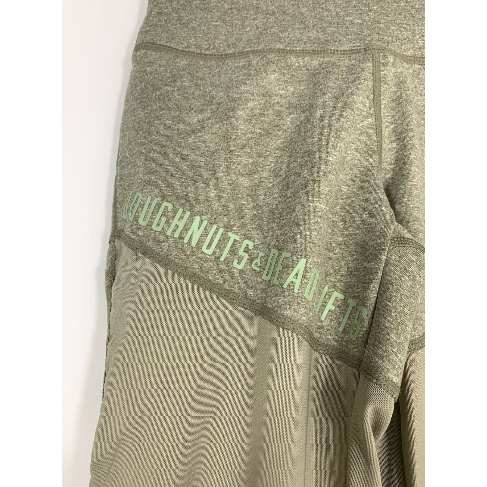 Vintage **Doughnuts And Deadlifts XS Green Leggings Breathable** User: Doughnuts And Deadlifts XS Green Leggings Breathable Size 26" / US 2 / IT 38 - 4 Thumbnail