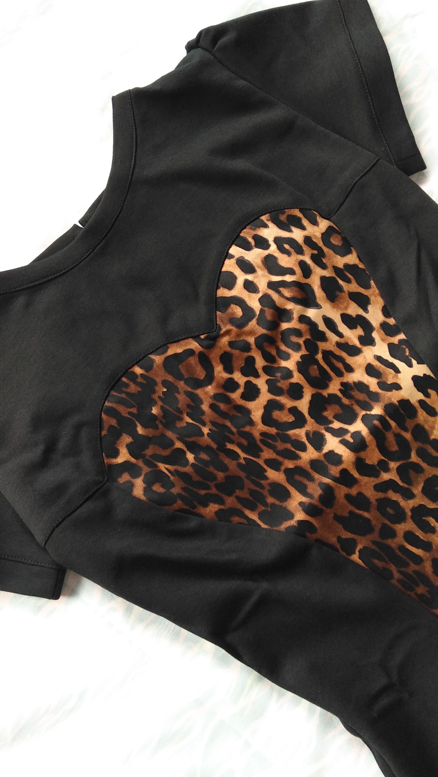 Other Black patchwork leopard print, slim dress Size M / US 6-8 / IT 42-44 - 4 Thumbnail