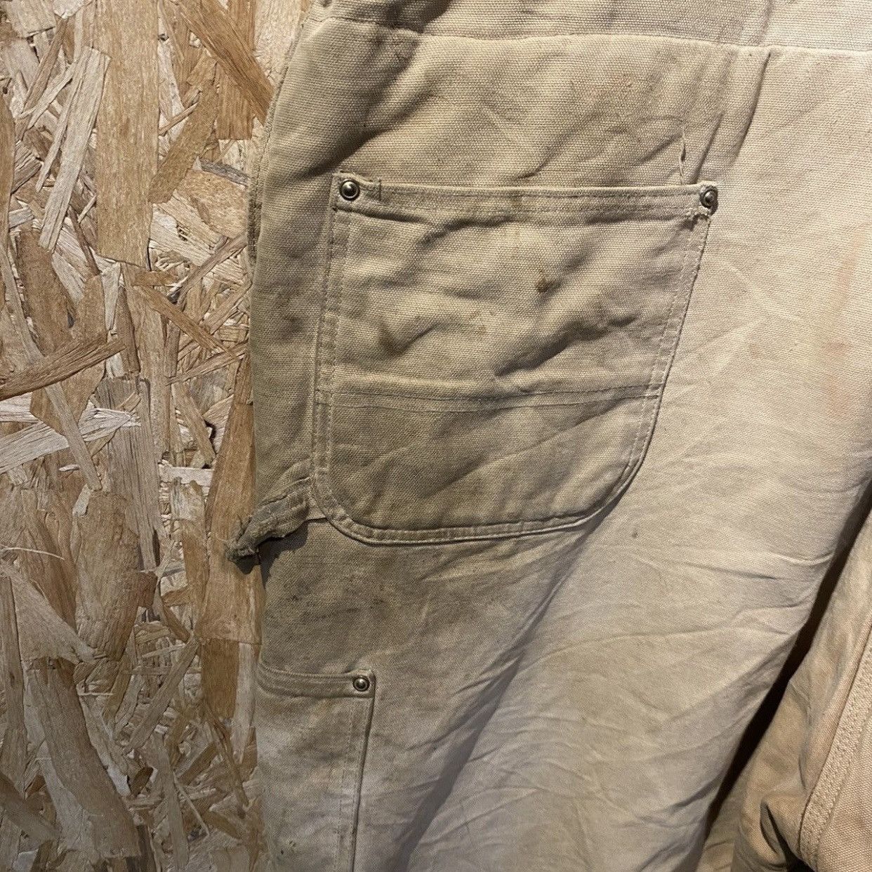 Carhartt Vintage Thrash Distressed Carhart Overalls size 50x30 Size US 44 / EU 60 - 22 Thumbnail