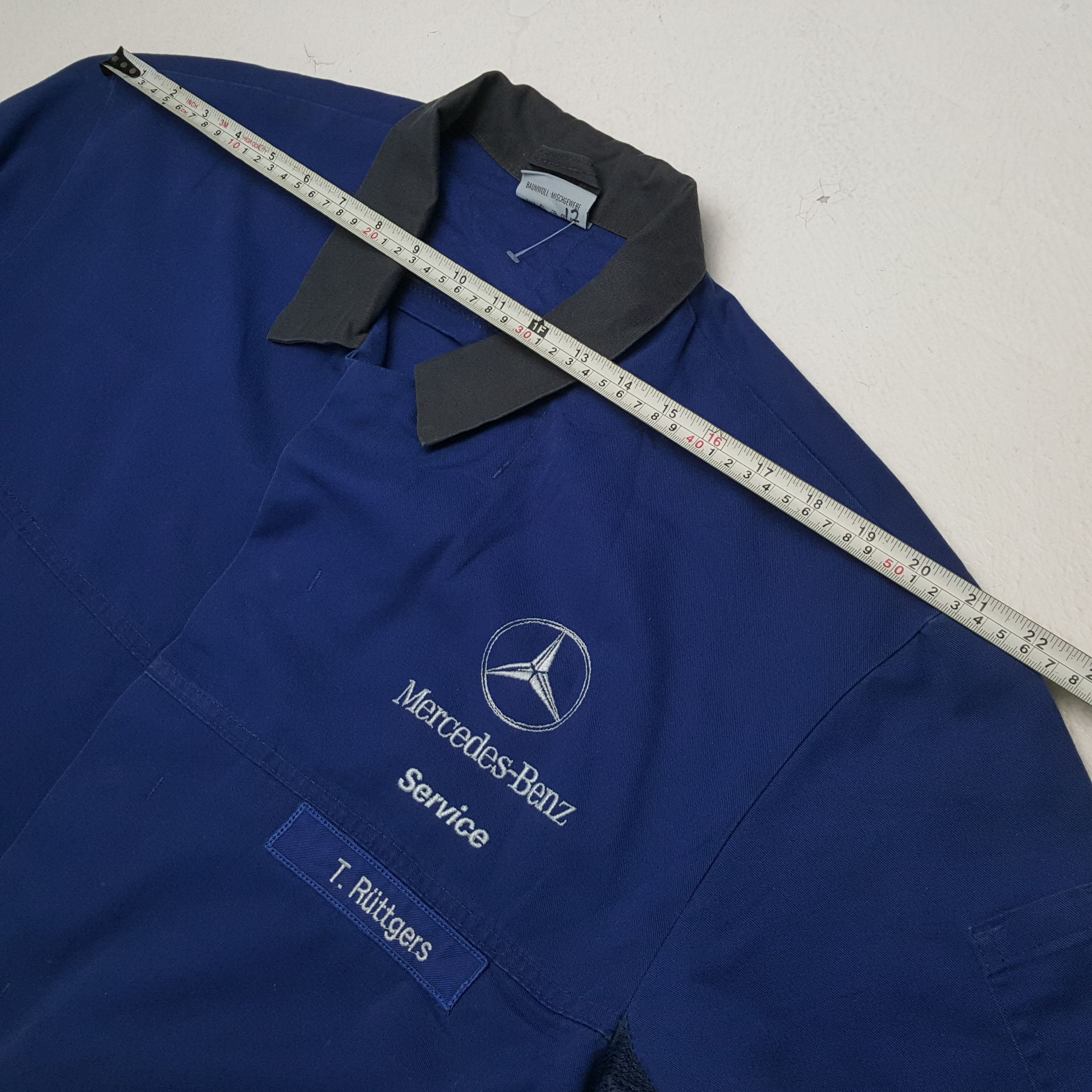 Mercedes-Benz × Vintage MERCEDES BENZ Luxury Motorsports Brand Coverall Jacket Size US L / EU 52-54 / 3 - 9 Thumbnail