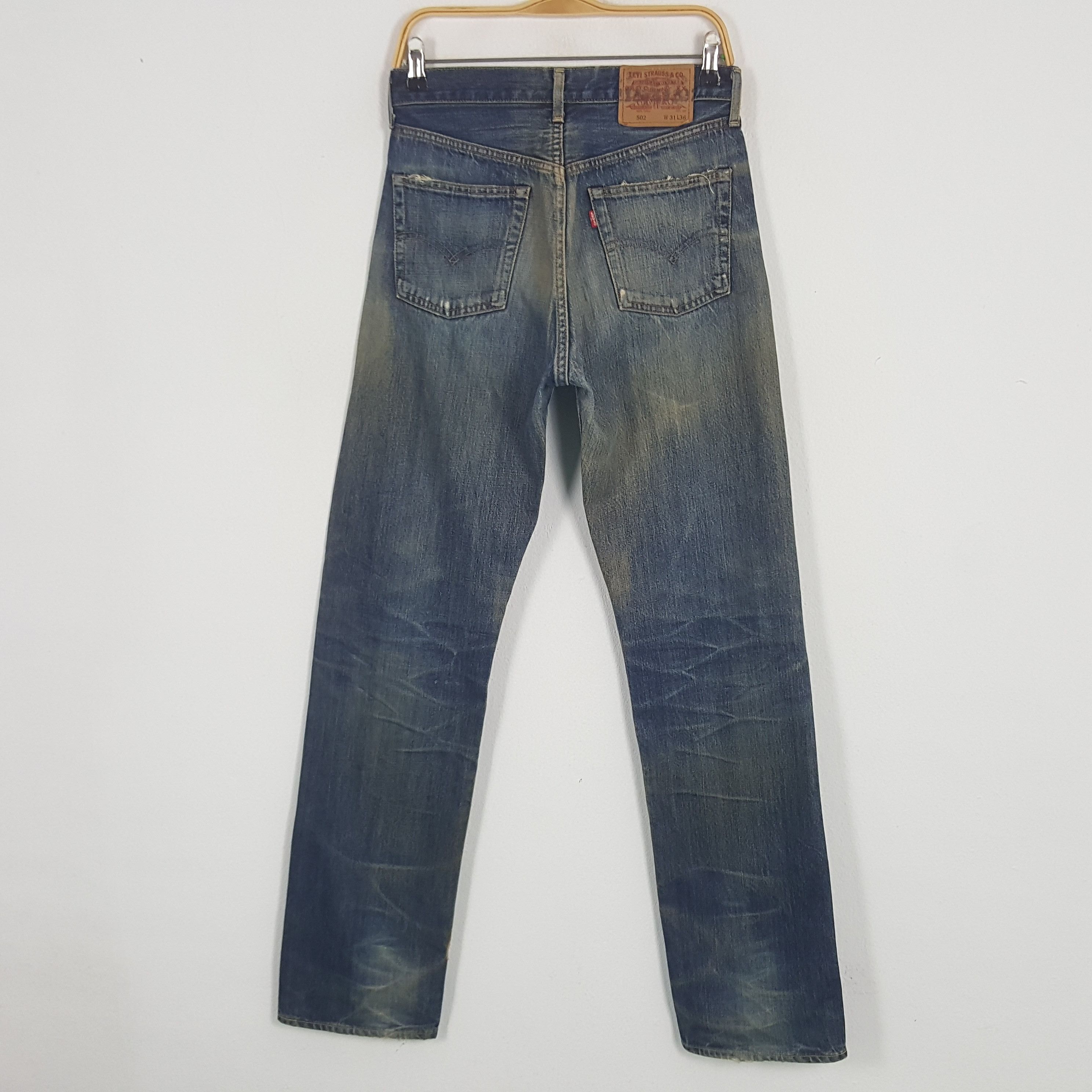Levi's × Vintage Vintage Levi's 502 XX Selvedge Denim Jeans Size US 28 / EU 44 - 4 Thumbnail