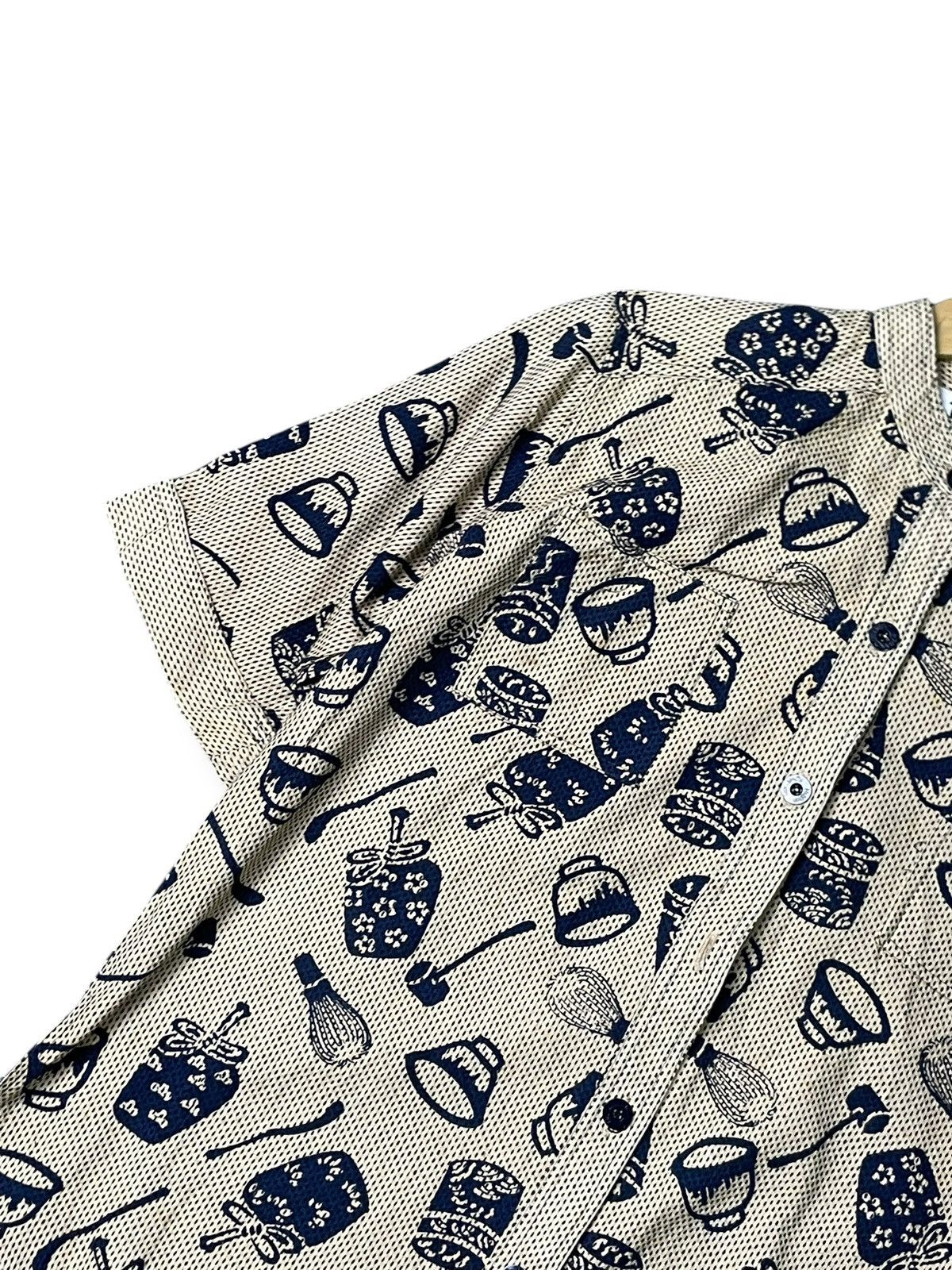 Japanese Brand × Vintage Kowatari Brand Hand Printed Button Up Shirts (77) Size US XXS / EU 40 - 5 Thumbnail