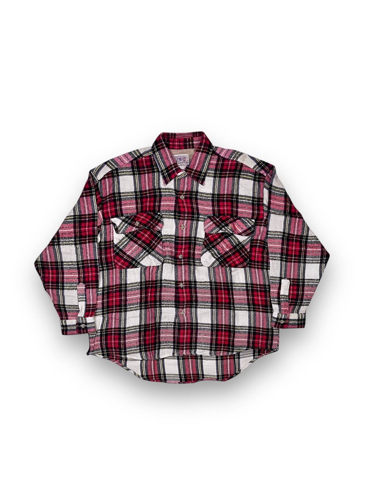Vintage Field Event Double Pocket Vintage Outer Plaid Flannel Size US XL / EU 56 / 4 - 1 Thumbnail