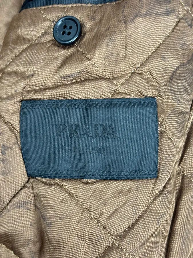 Prada FW2018 Prada Black Leather Varsity Bomber Jacket Size US S / EU 44-46 / 1 - 10 Thumbnail