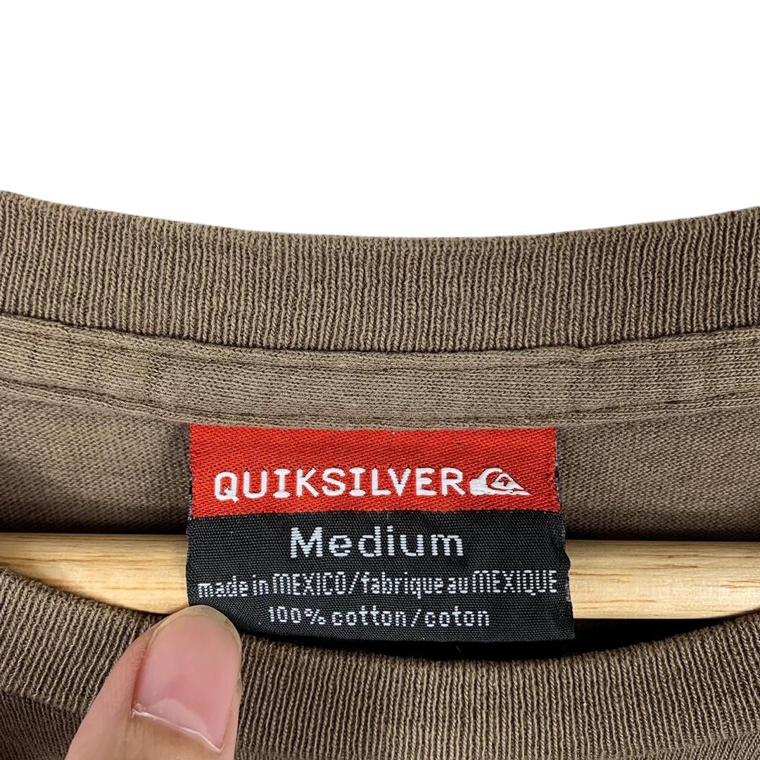 Quiksilver Vintage Quiksilver Graphic Brown Skate Surf Y2K Tee Size US M / EU 48-50 / 2 - 3 Thumbnail