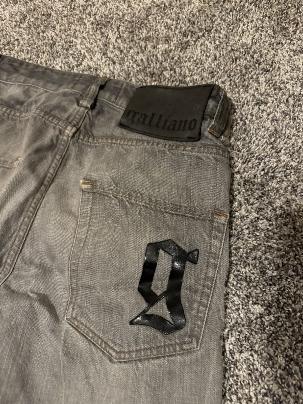 John Galliano Grey John Galliano G Denim Size US 30 / EU 46 - 5 Thumbnail