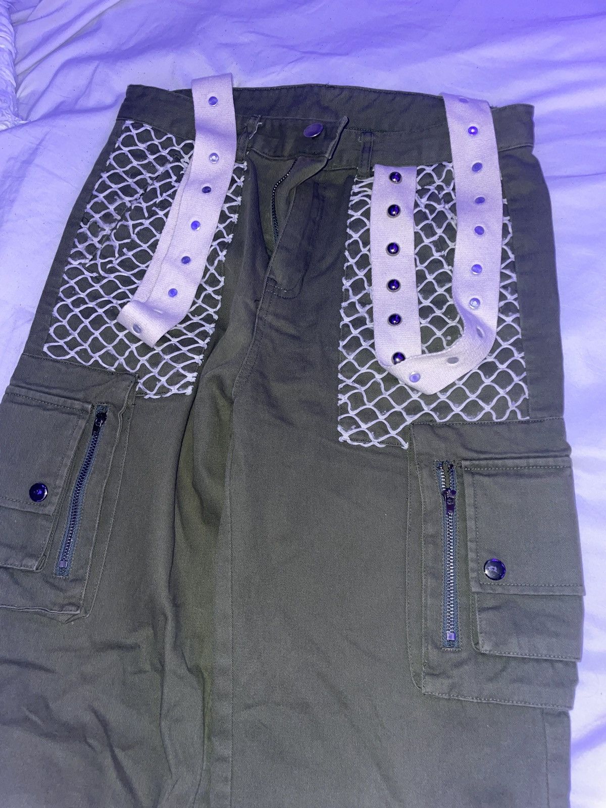 Japanese Brand Paynestar SKIN + BONES NET CARGOS Size US 30 / EU 46 - 3 Thumbnail