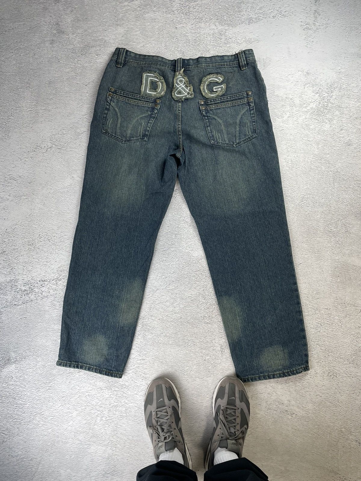 Dolce & Gabbana RARE Vintage Dolce Gabbana D&G Big logo jeans y2k | Grailed