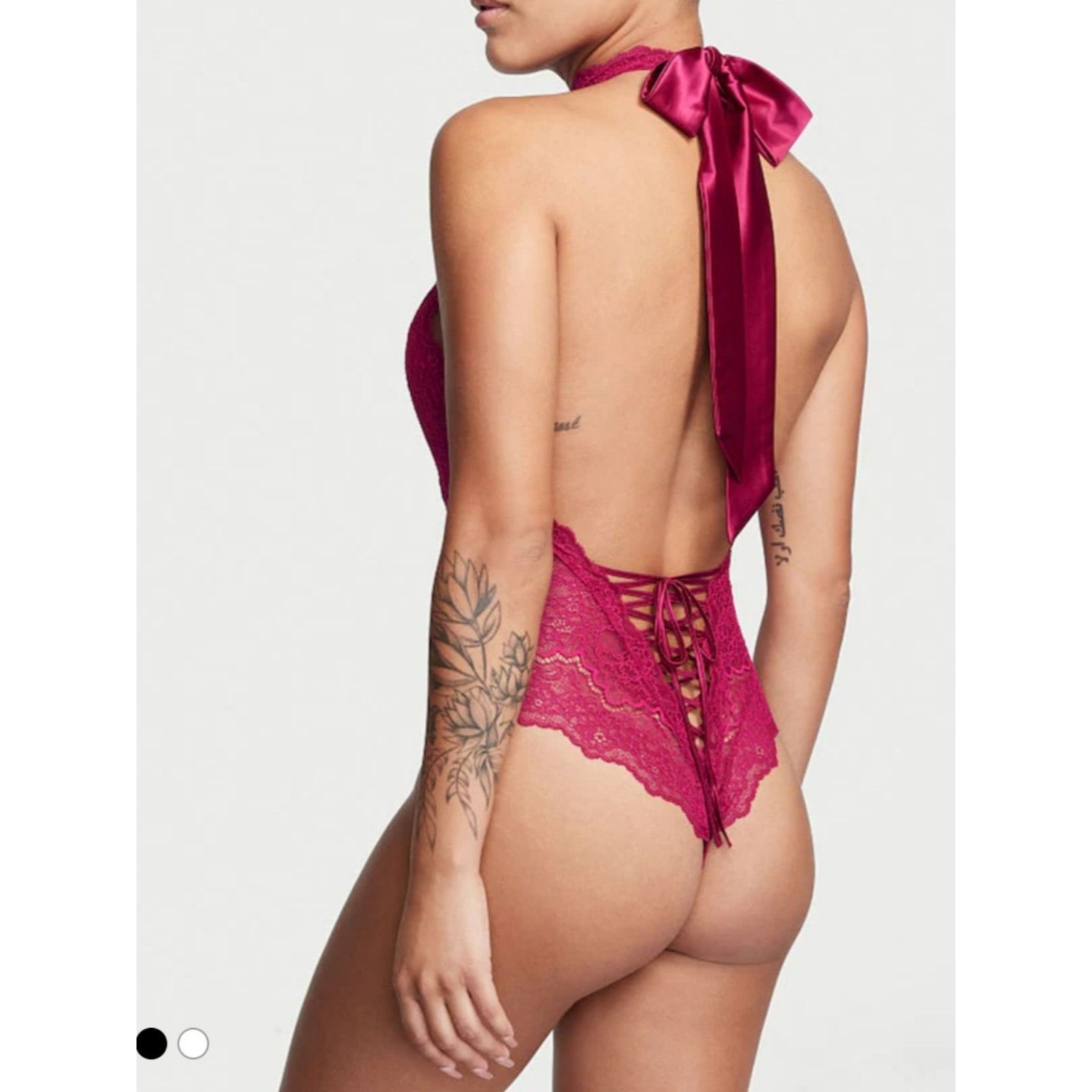 Victoria's Secret Victoria's Secret Very Sexy Size Medium Claret Red High Neck Size ONE SIZE - 3 Thumbnail