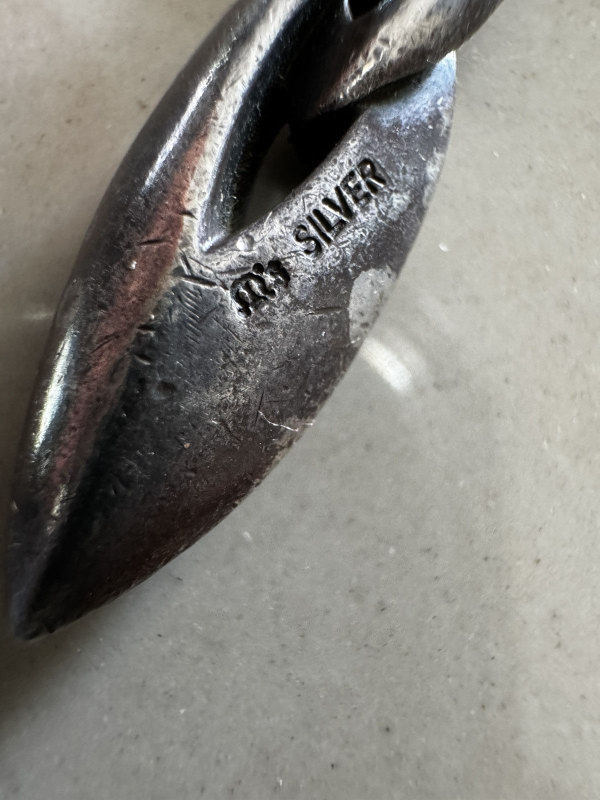 Jewelry ABSTRACT 925 STERLING SILVER PENDANT JAPAN Size ONE SIZE - 3 Thumbnail