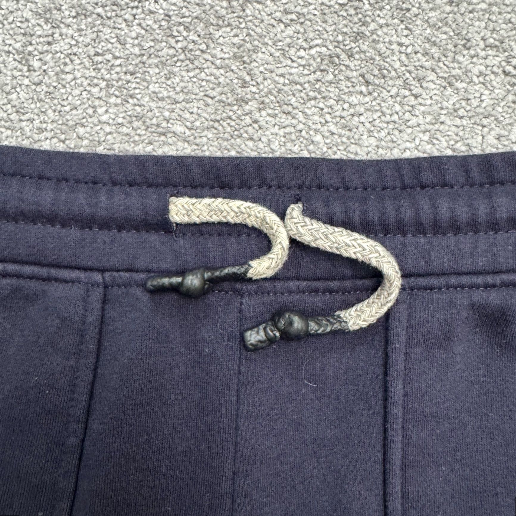 Vintage Retreat Jogger Sweatpants Mens S Blue Fleece Casual Activewear Casual Streetwear Athletic Size US 29 - 3 Thumbnail