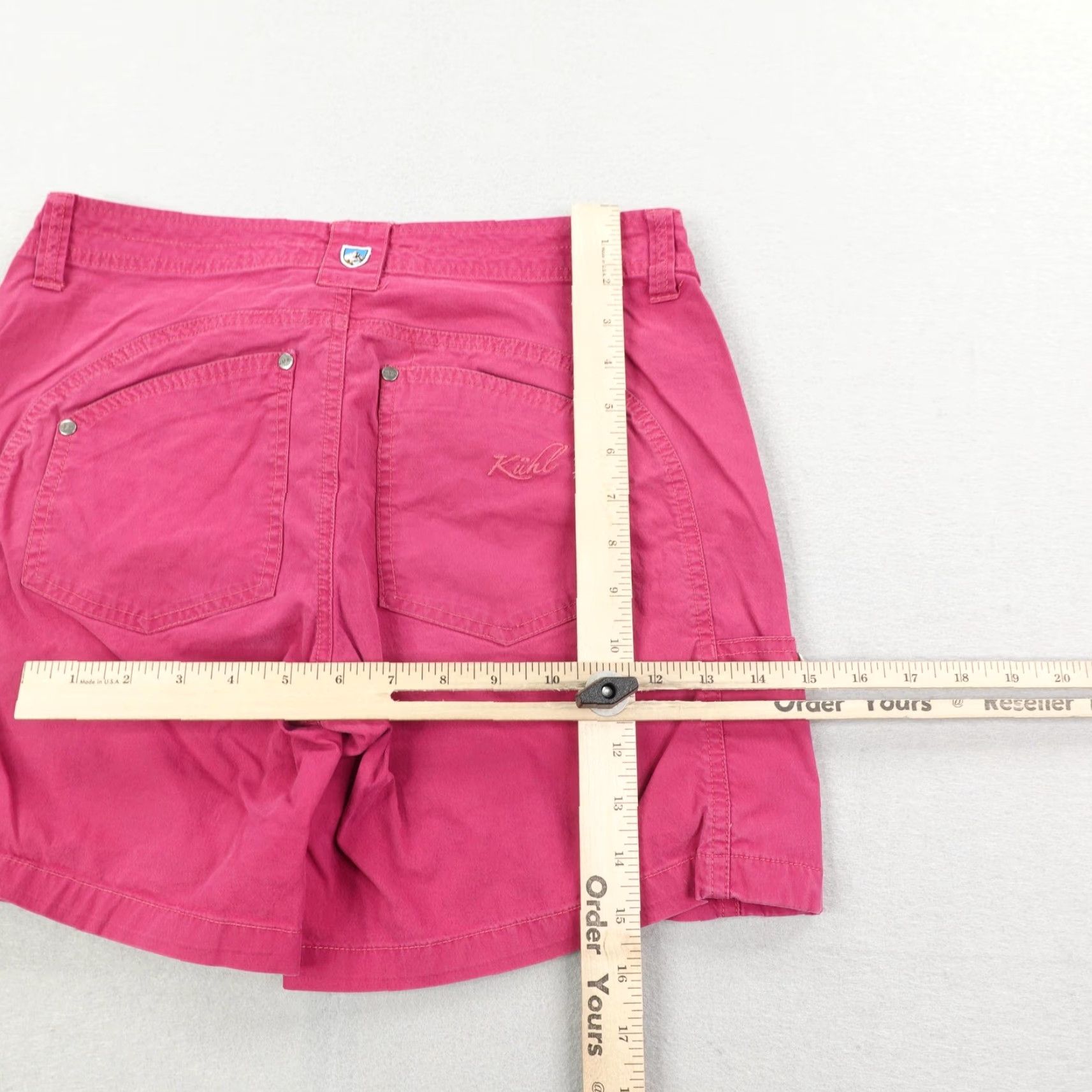 Pinko VINTAGE Kuhl Cargo Shorts Womens 6 Pink Outdoor Hiking Casual Summer Activewear Size 28" / US 6 / IT 42 - 7 Thumbnail