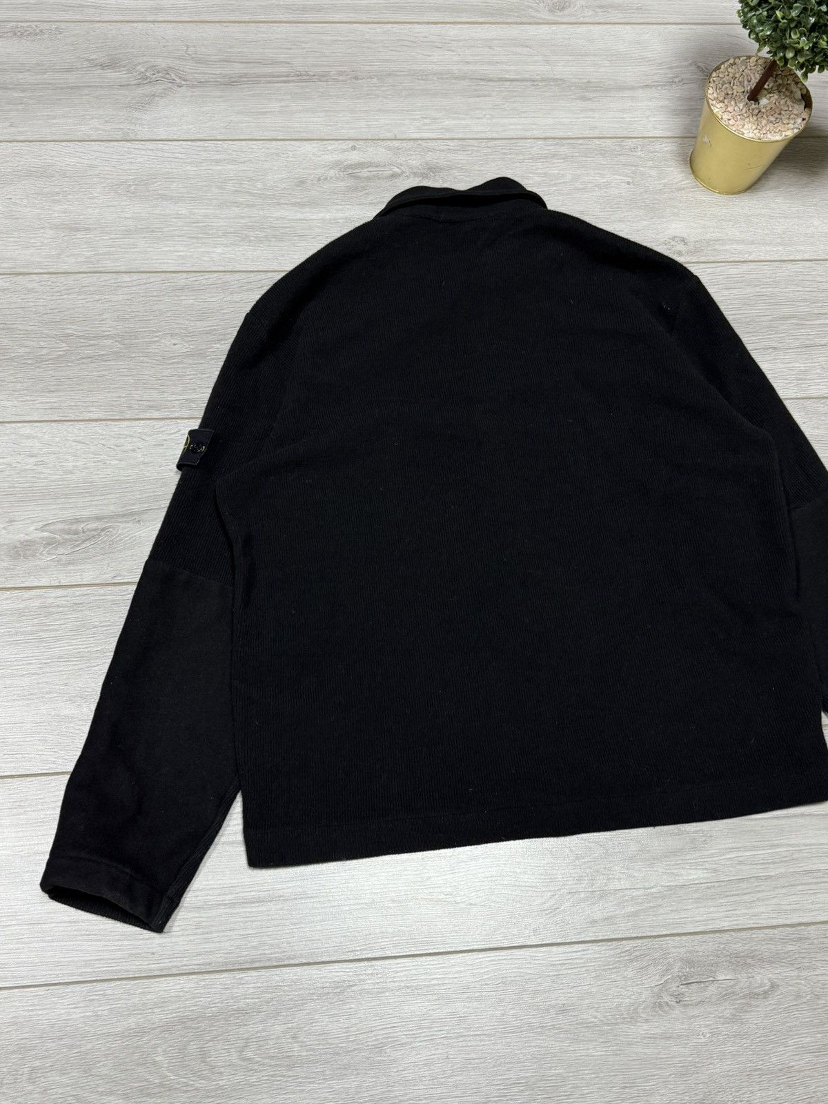 Stone Island Stone Island 00 vintage wool overshot buttons pocket jacket Size US XL / EU 56 / 4 - 12 Thumbnail