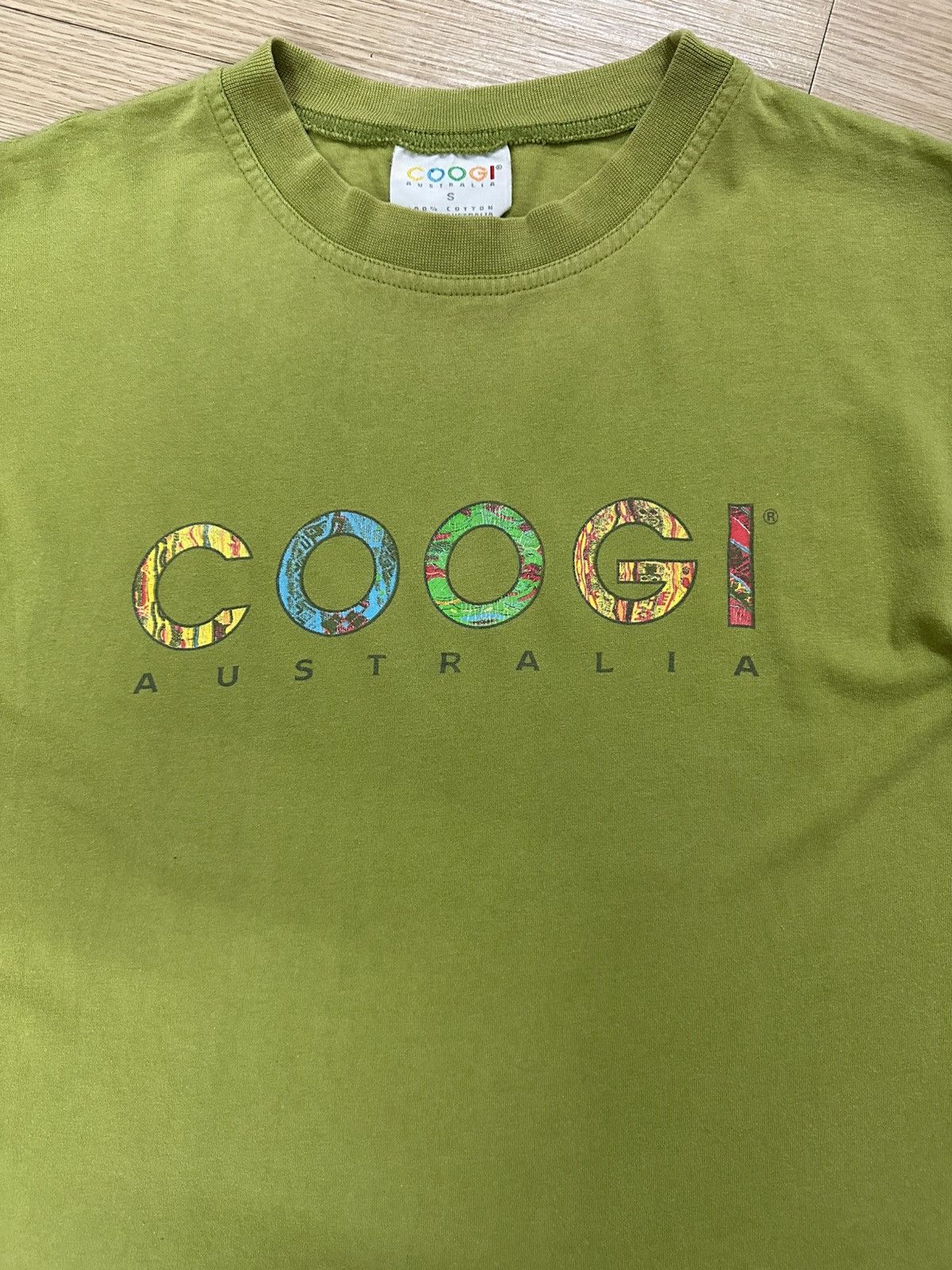 Coogi × Vintage Rare And Beautiful Vintage Coogi Australia Spell Out Tee Size US S / EU 44-46 / 1 - 3 Thumbnail