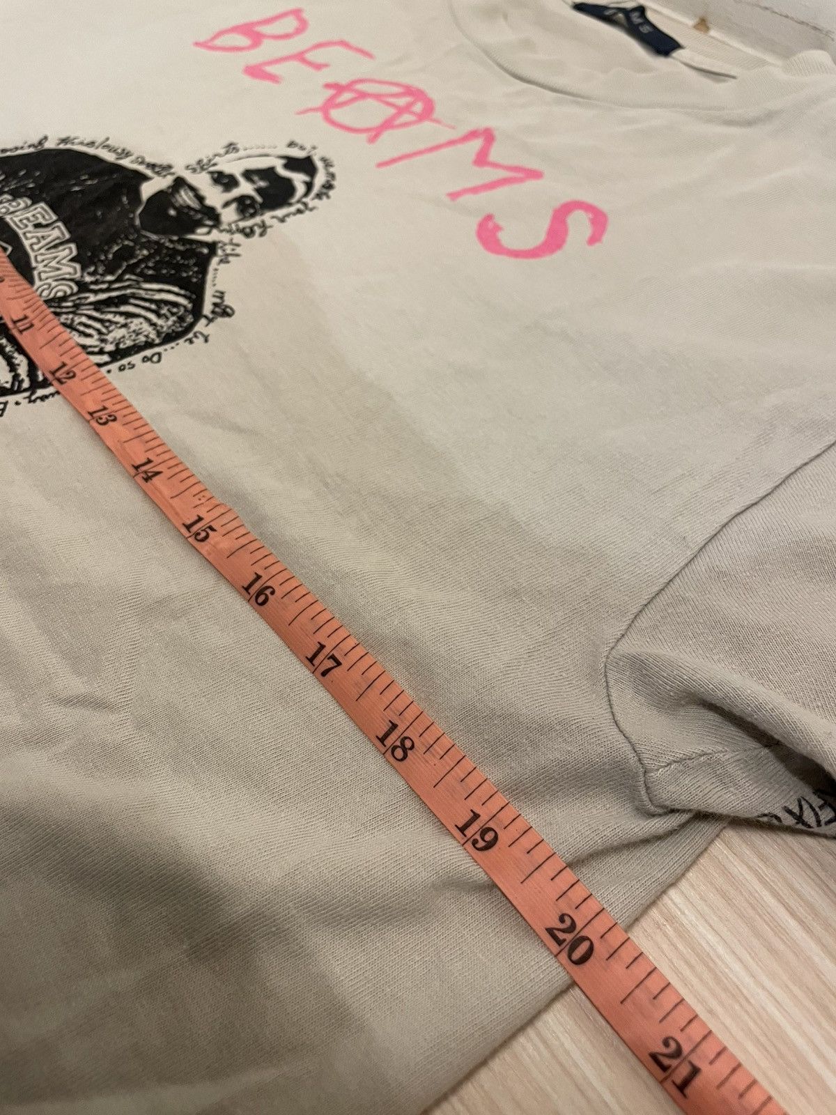 Beams Japan Anarchy Beams P.O.P.T Goodluckfix Punk Style Tee Size US M / EU 48-50 / 2 - 6 Thumbnail