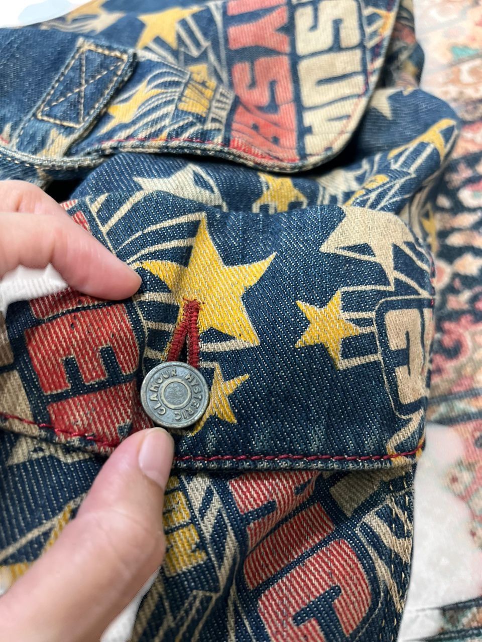Hysteric Glamour Vintage Hysteric Glamour Denim Begpack Size ONE SIZE - 13 Thumbnail