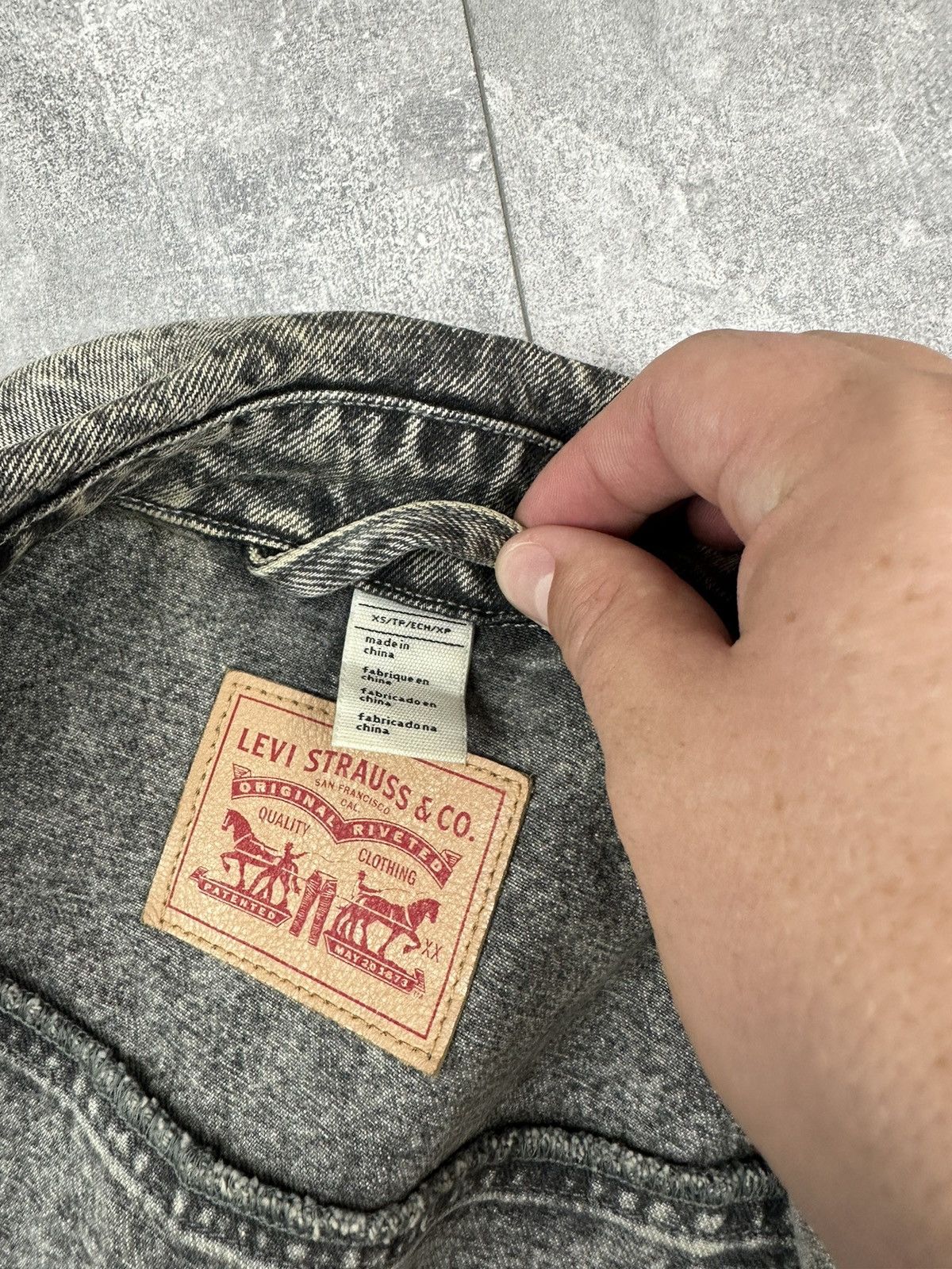 Levi's Levis Women’s Denim Rider Retro Silver Jacket Size XS / US 0-2 / IT 36-38 - 13 Thumbnail