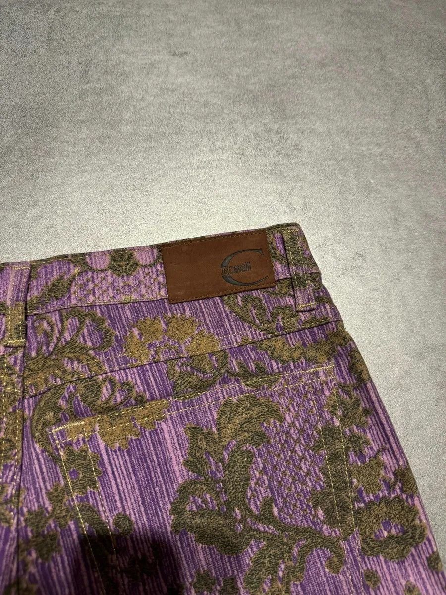 Just Cavalli SS2005 Cavalli Mountain Peninsula Purple Relaxed Pants Size 26" / US 2 / IT 38 - 12 Thumbnail