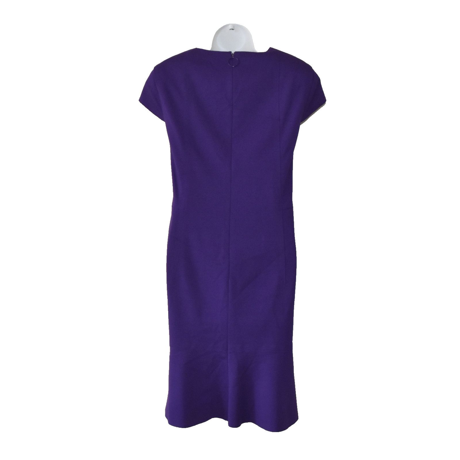 Akris AKRIS PUNTO Purple Jersey Cutout Sheath Dress Size US 14 Size XL / US 12-14 / IT 48-50 - 4 Thumbnail