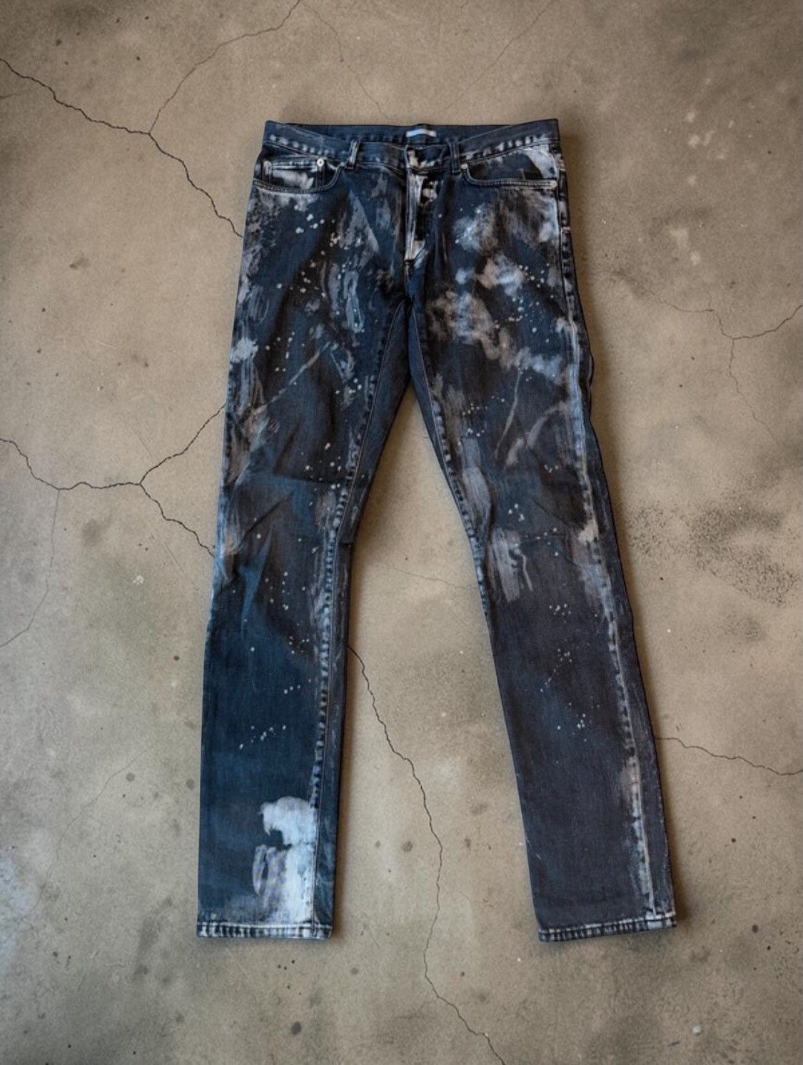 Dior × Hedi Slimane SS05 Dior Hedi Era Crack Washed denim Jeans
