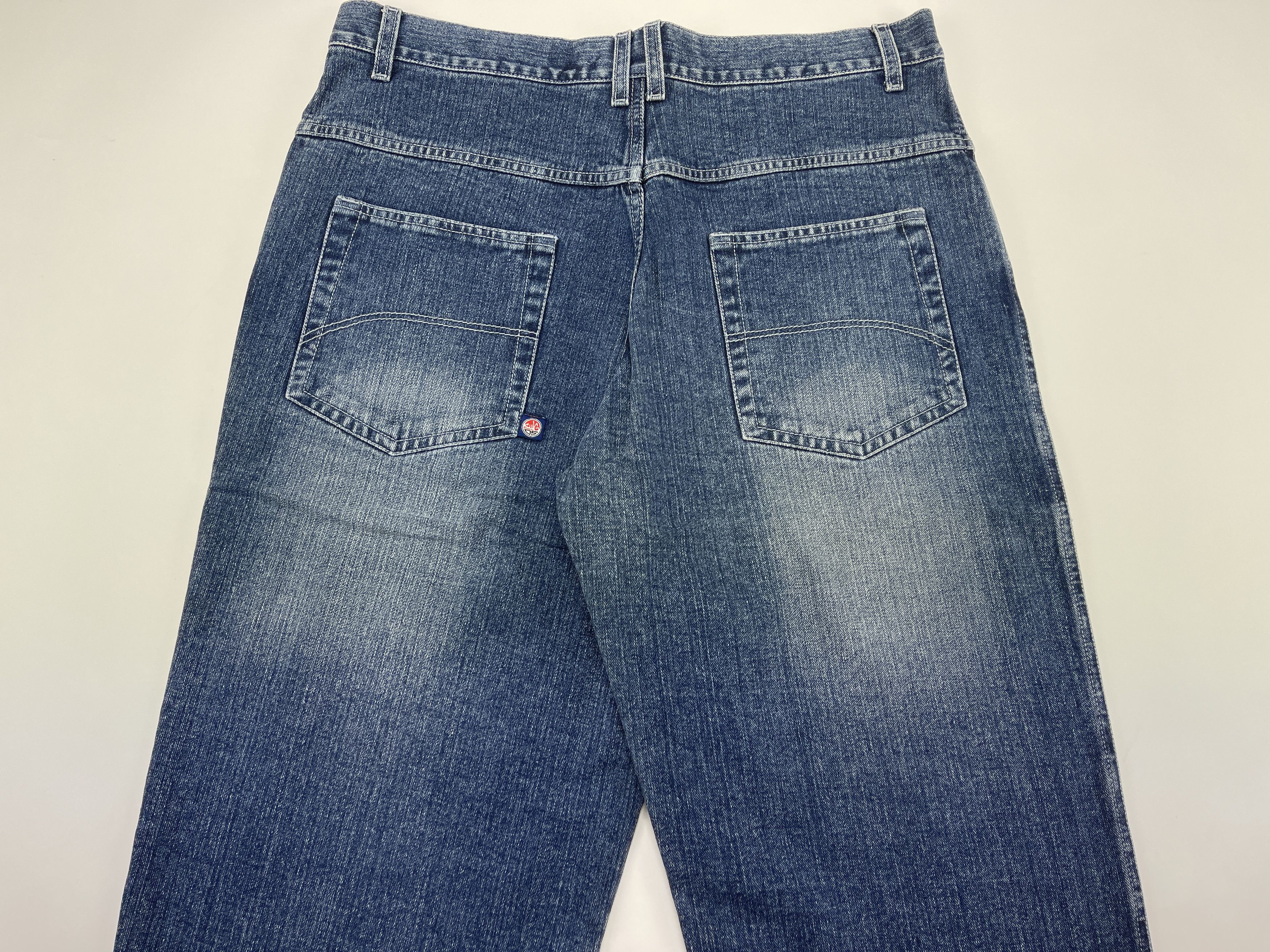 Vintage SWG jeans, blue Street War Gear vintage baggy hip hop 90s 36 Size US 36 / EU 52 - 3 Thumbnail