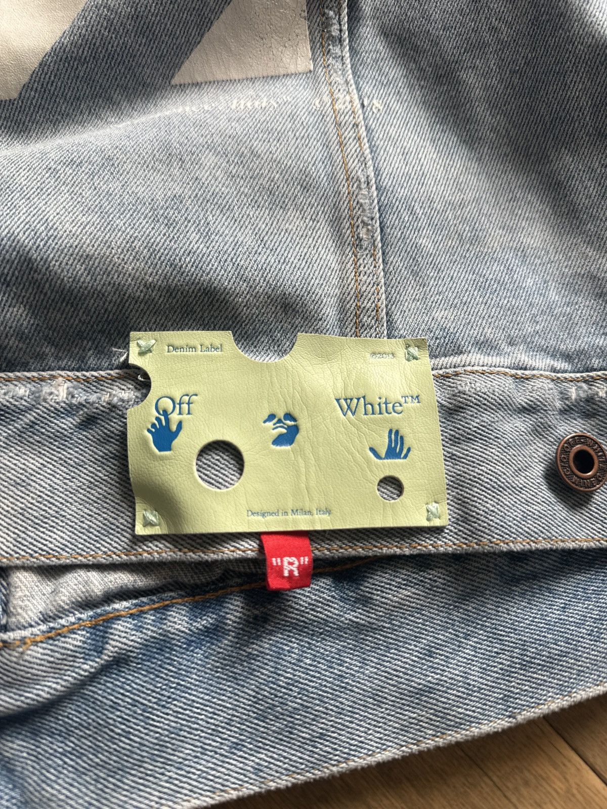Off-White Off white denim jacket 2xl rare temperature Size US XXL / EU 58 / 5 - 4 Thumbnail