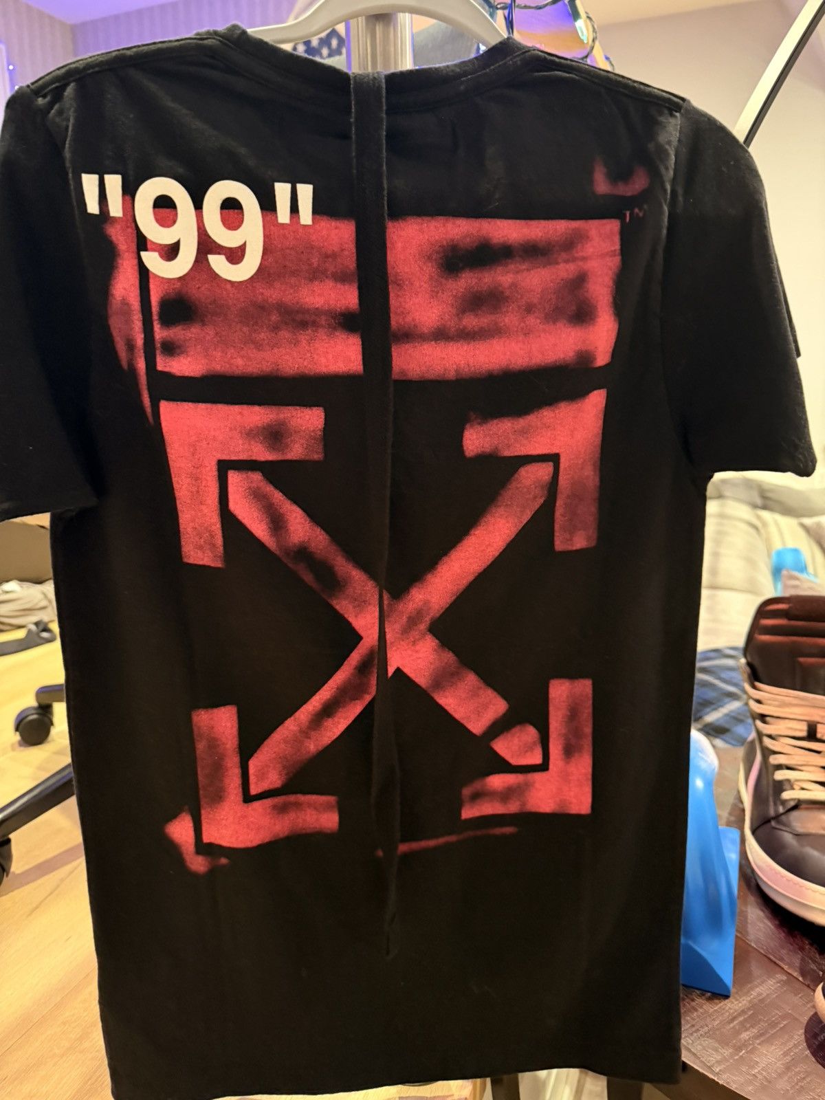 Off-White Ss2019 Stencil arrow Tee Size US M / EU 48-50 / 2 - 1 Thumbnail