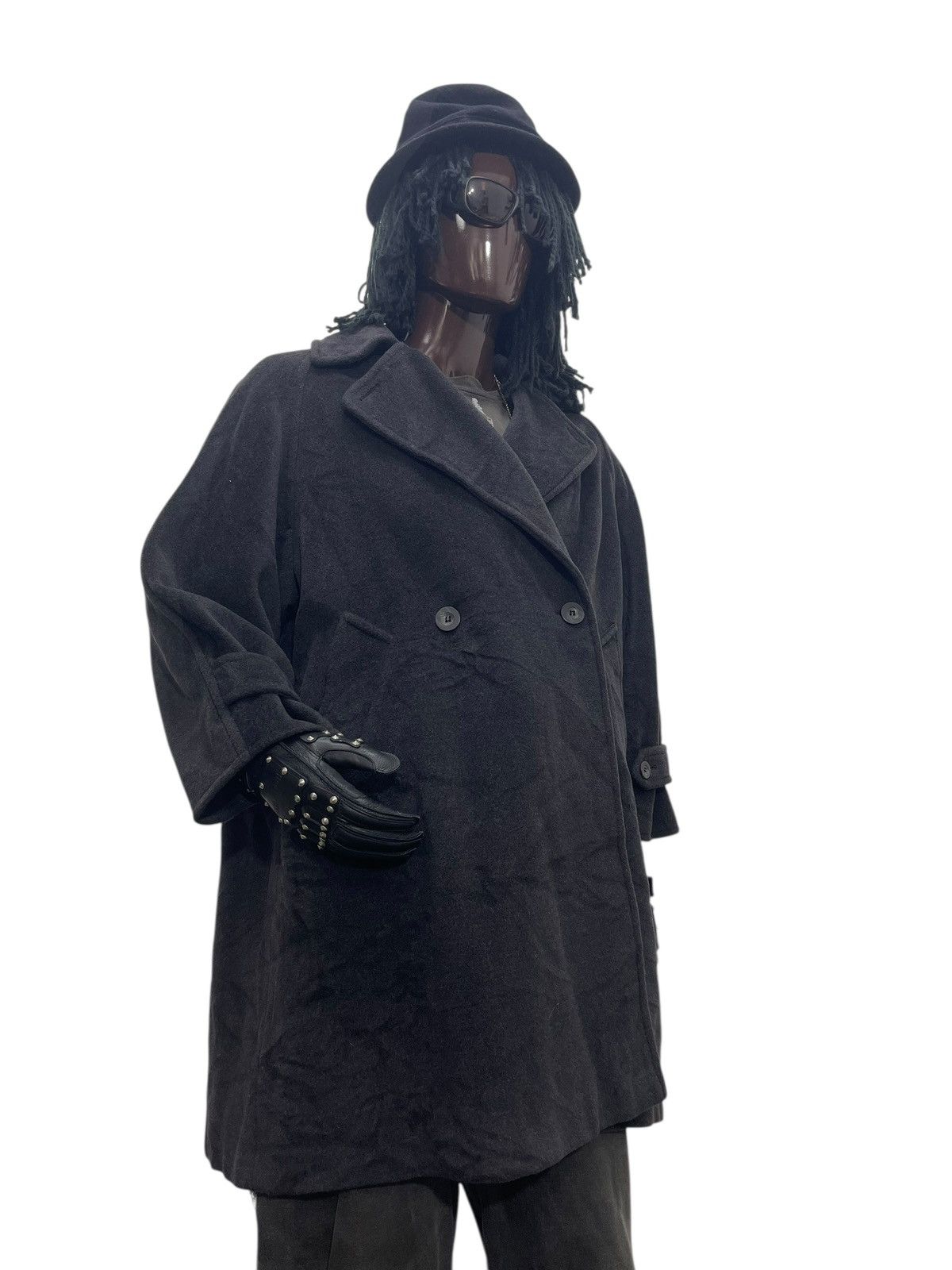 Yohji Yamamoto Wool Coat Max Mara Italy Jacket 7🟩1 Size US L / EU 52-54 / 3 - 1 Thumbnail
