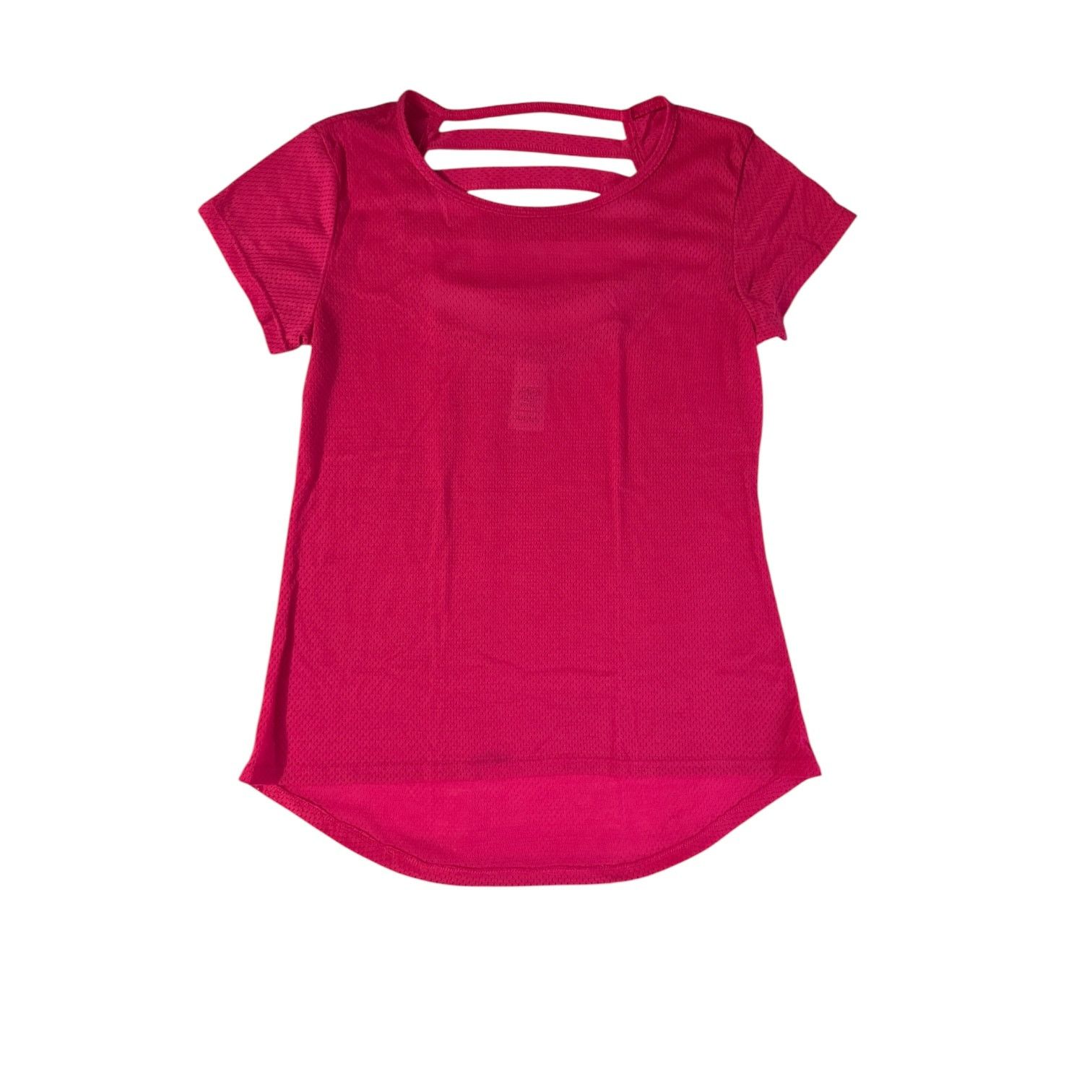 Athletic Works Athletic Works Hot Pink Open Back Workout Top Small 4/6 Size S / US 4 / IT 40 - 1 Thumbnail