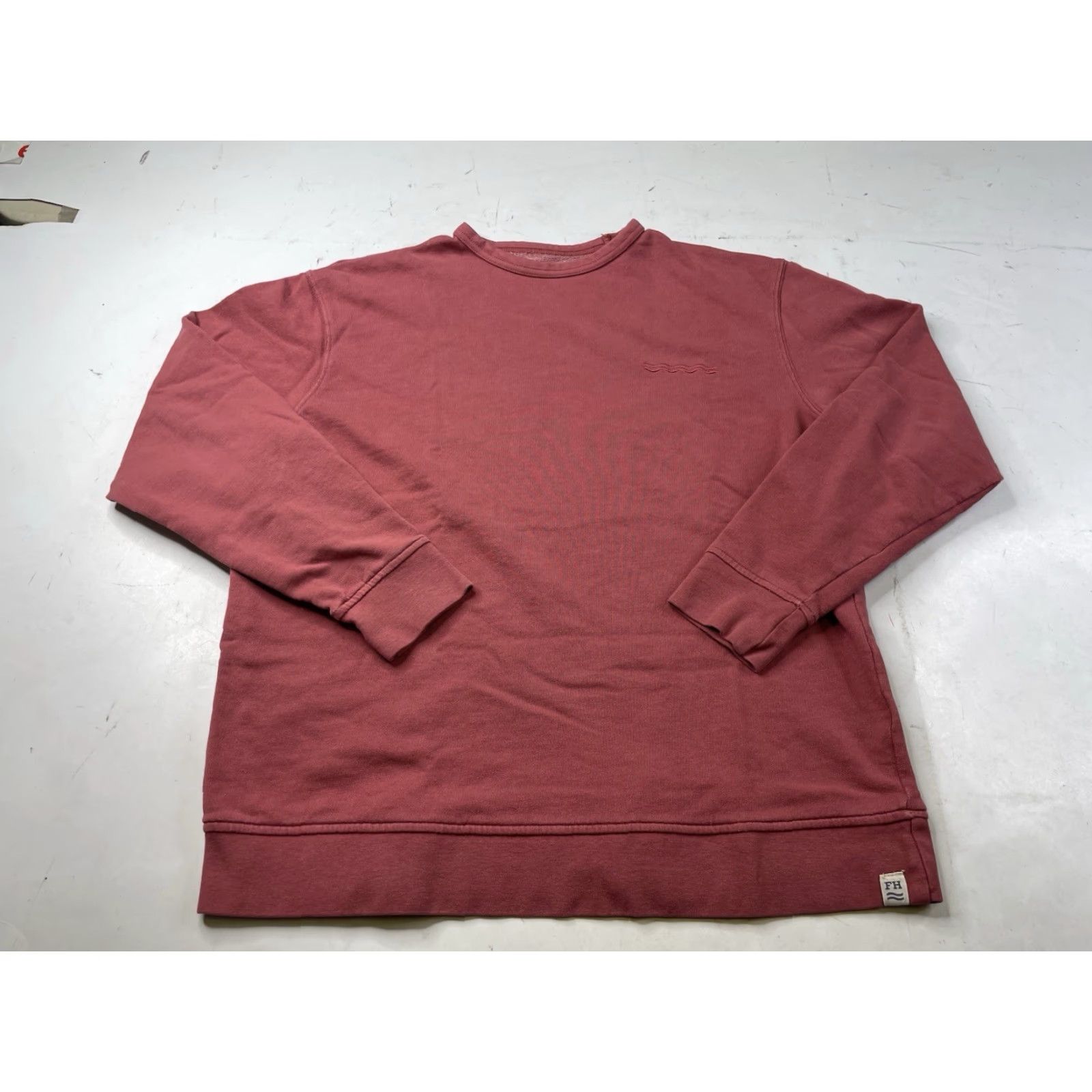 Vintage Fair Harbor Sweatshirt The Saltaire Crew Red Mens Small Knit Logo Pullover Crew Neck Regular Fit Vintage No N/A Size US S / EU 44-46 / 1 - 2 Thumbnail