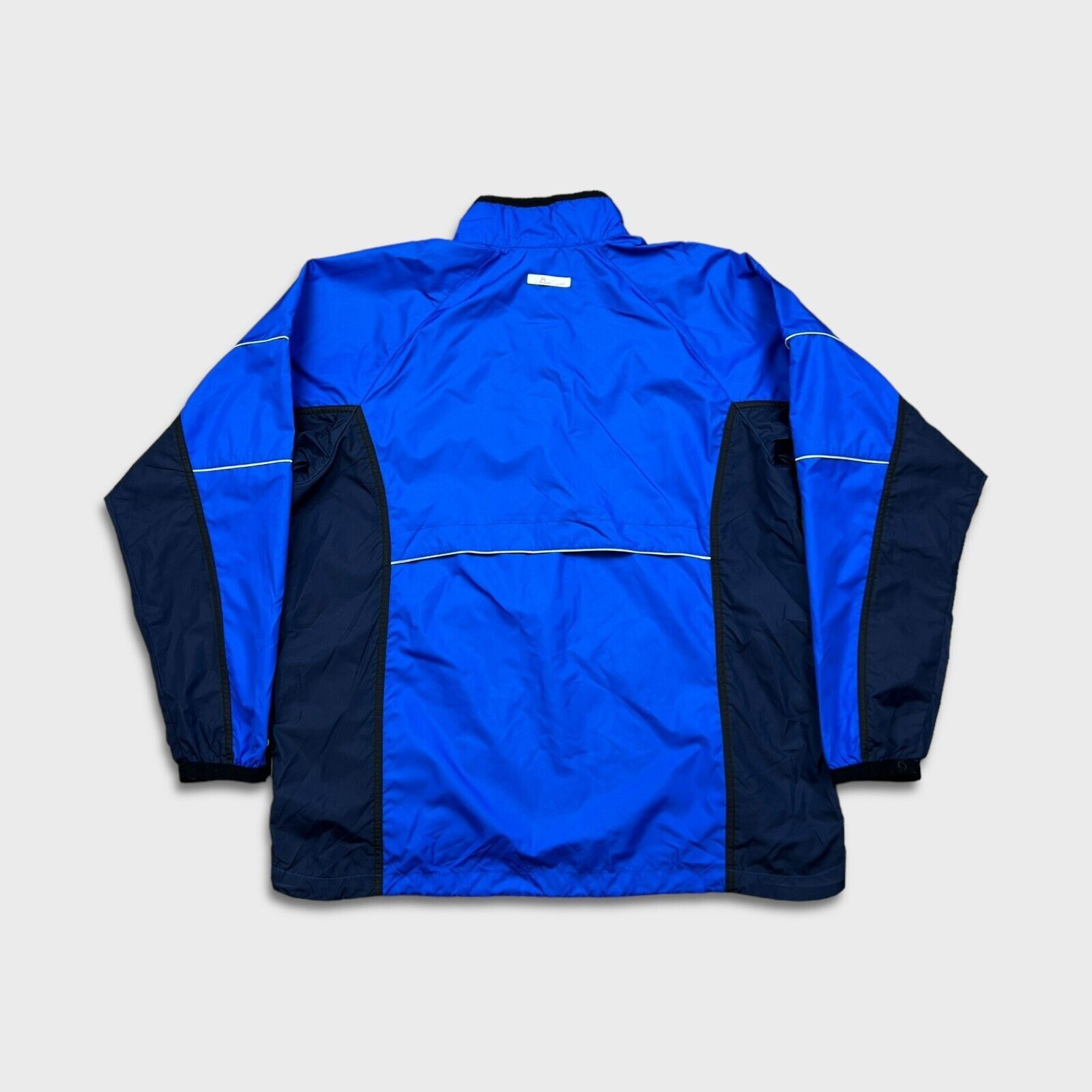 Nike × Vintage VTG Nike Jacket Large Swoosh Full Zip Bomber 90s Windbreaker Size US L / EU 52-54 / 3 - 4 Thumbnail