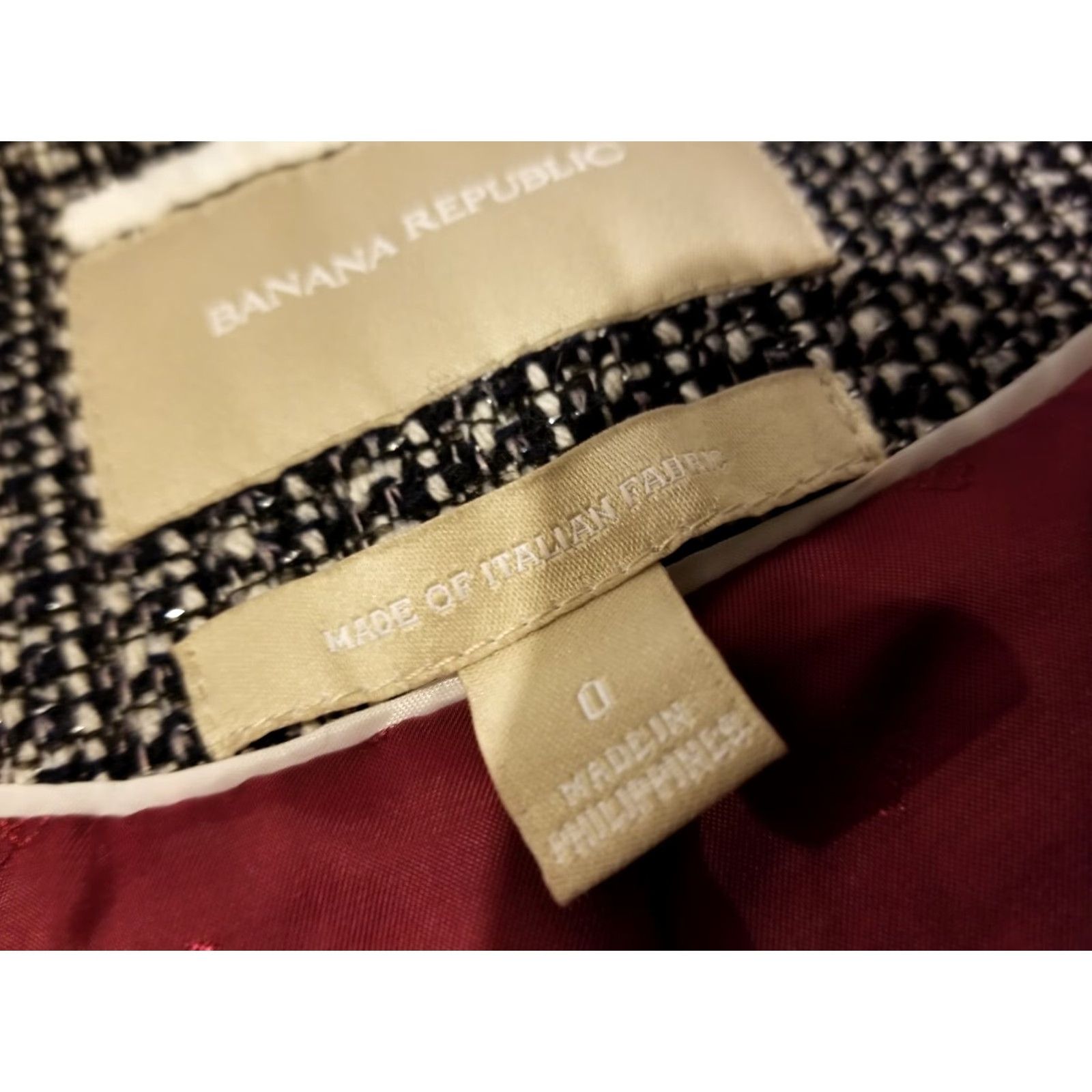 Banana Republic VINTAGE Banana Republic Jacket Womens Wool Gray 0 Size 0 Gray Basic Jacket Women Size XS / US 0-2 / IT 36-38 - 5 Thumbnail