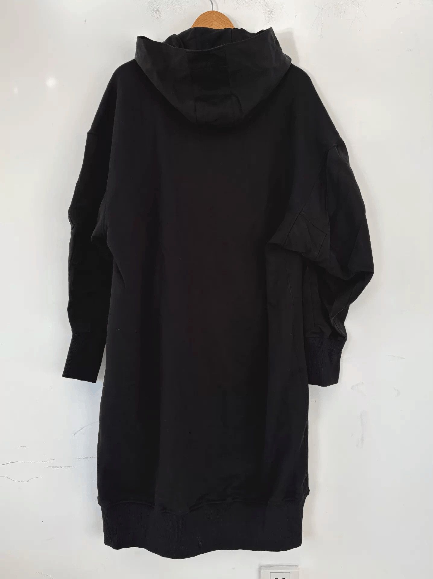 Julius Long Black Zip-Up Hoodie with Sleeve Pocket Size US M / EU 48-50 / 2 - 2 Thumbnail