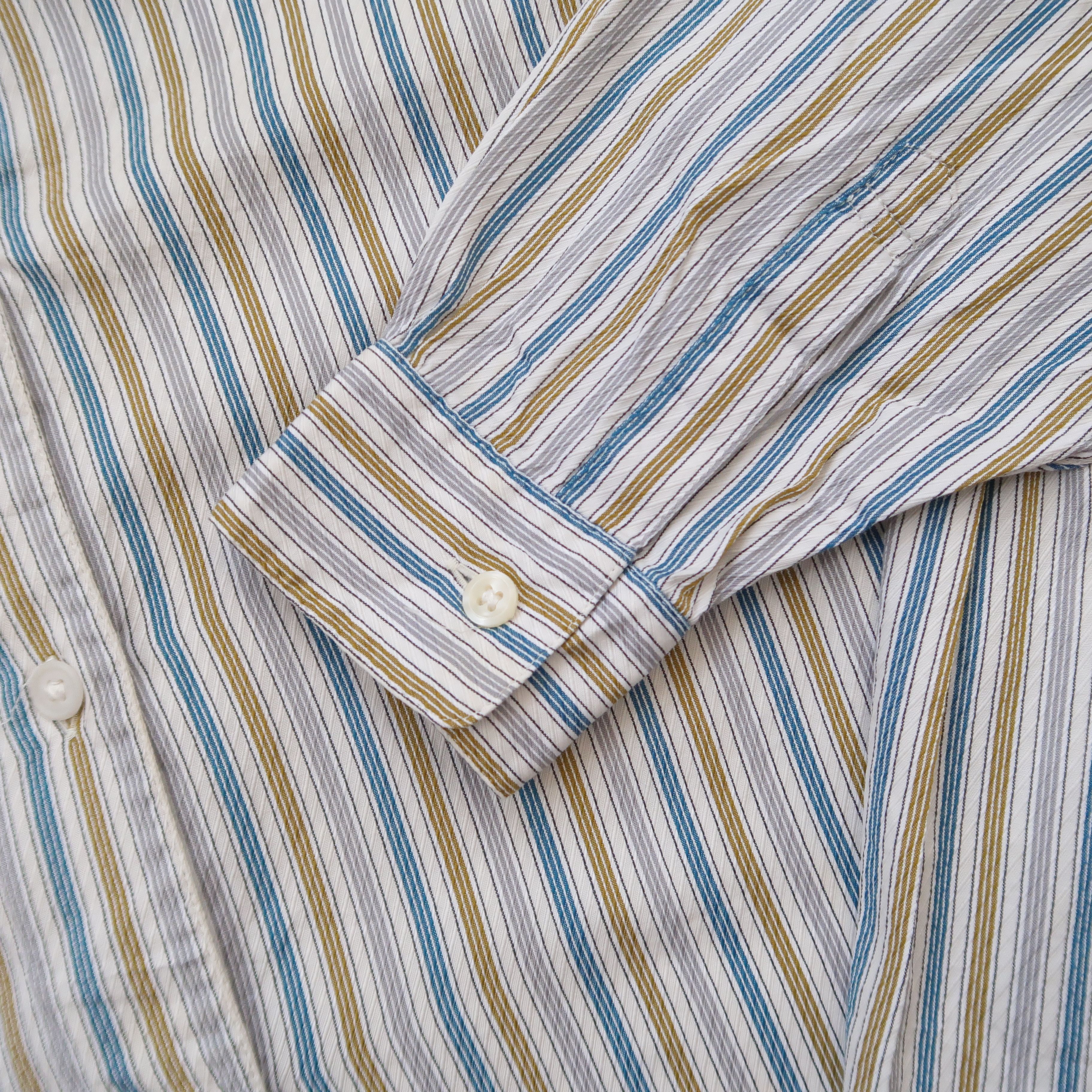 Christian Dior Monsieur Vintage 90s Christian Dior Sports Psychedelic Stripe Shirt Size US S / EU 44-46 / 1 - 7 Thumbnail