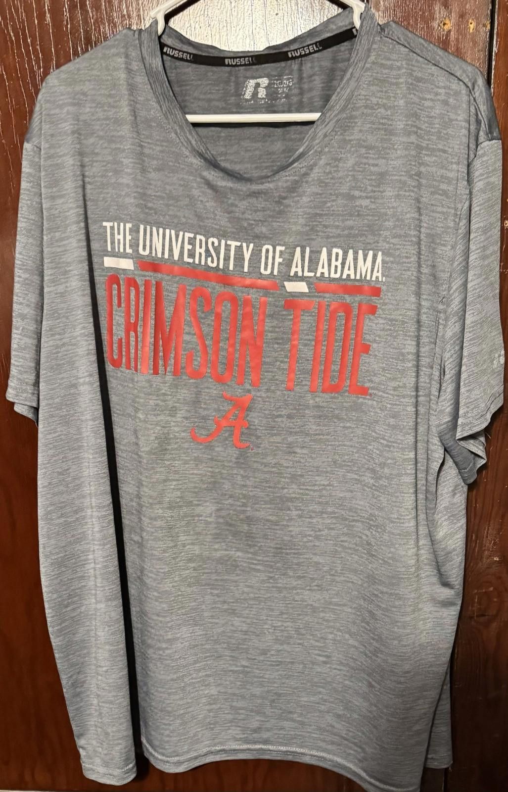 Russell Athletic Alabama Crimson Tide Russell Athletic TShirt Gray Men Sz 2XL Size US XXL / EU 58 / 5 - 1 Thumbnail